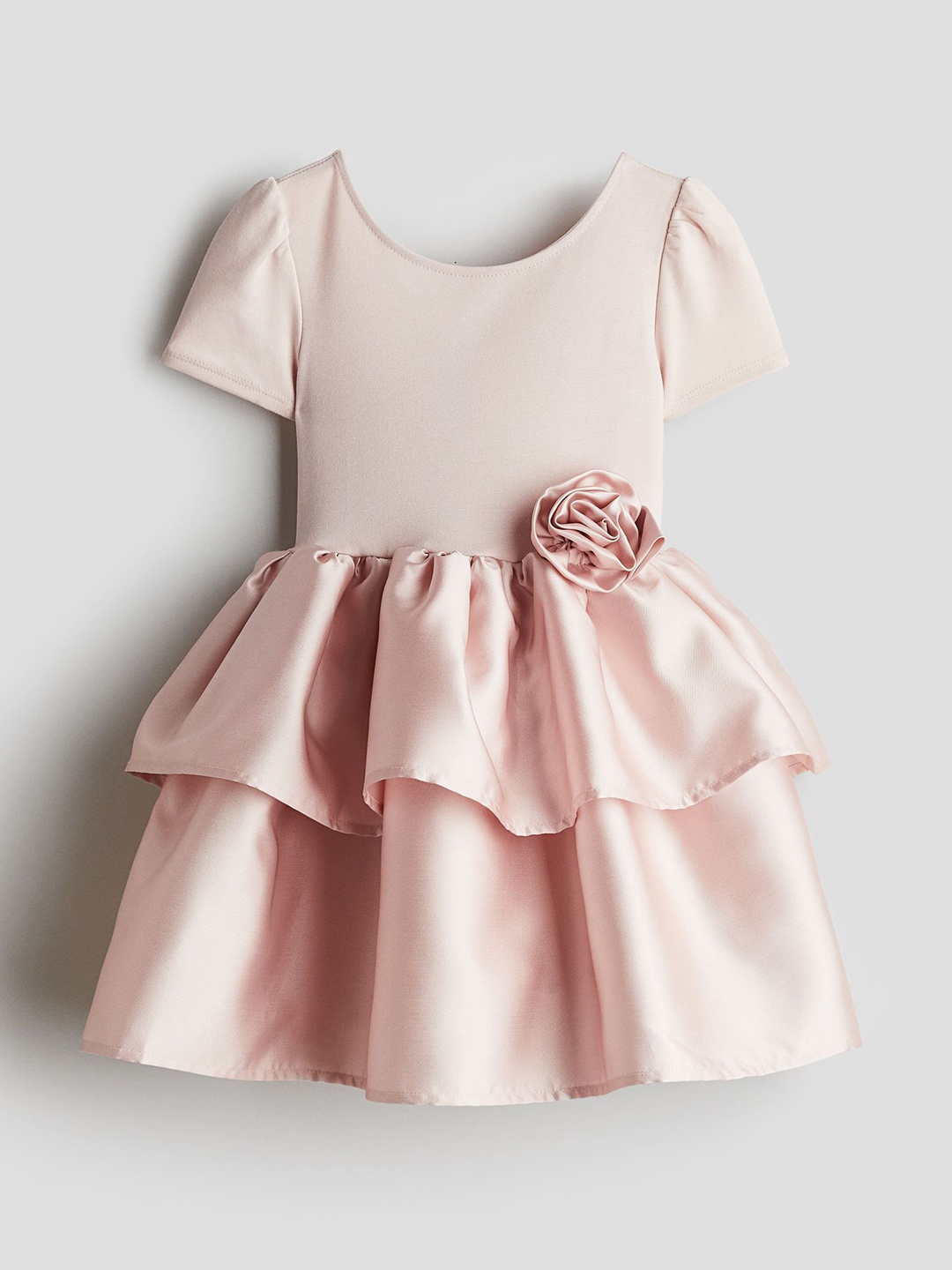 

H&M Girls Flared-Skirt Dresses, Pink