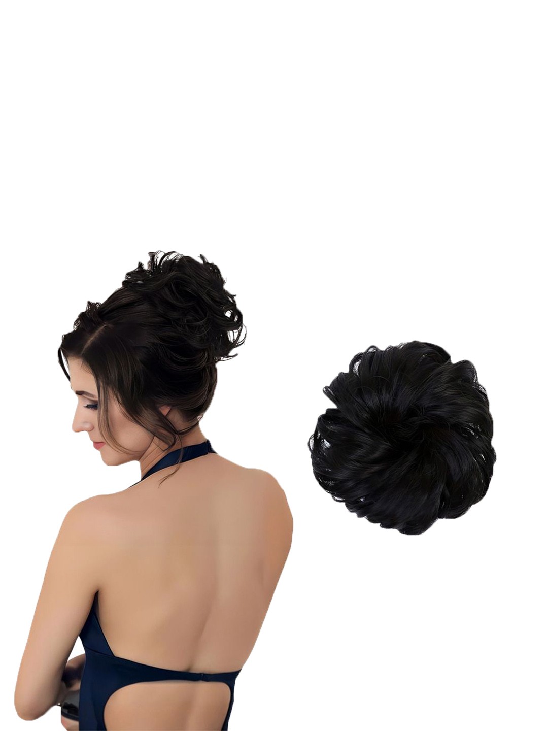 

D-Divine Messy Bun Hair Extension - Black