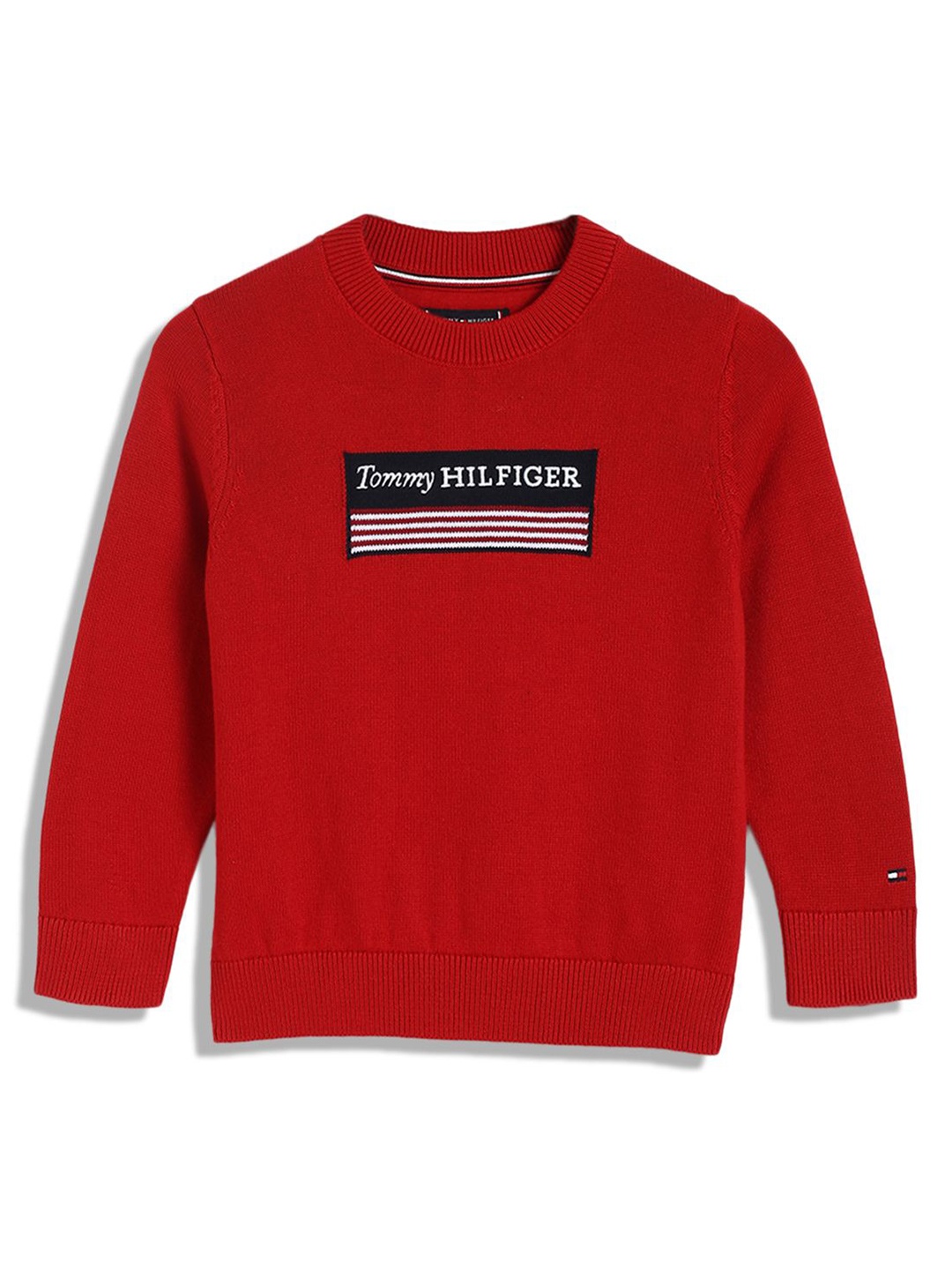 

Tommy Hilfiger Boys Round Neck Sweatshirt, Red
