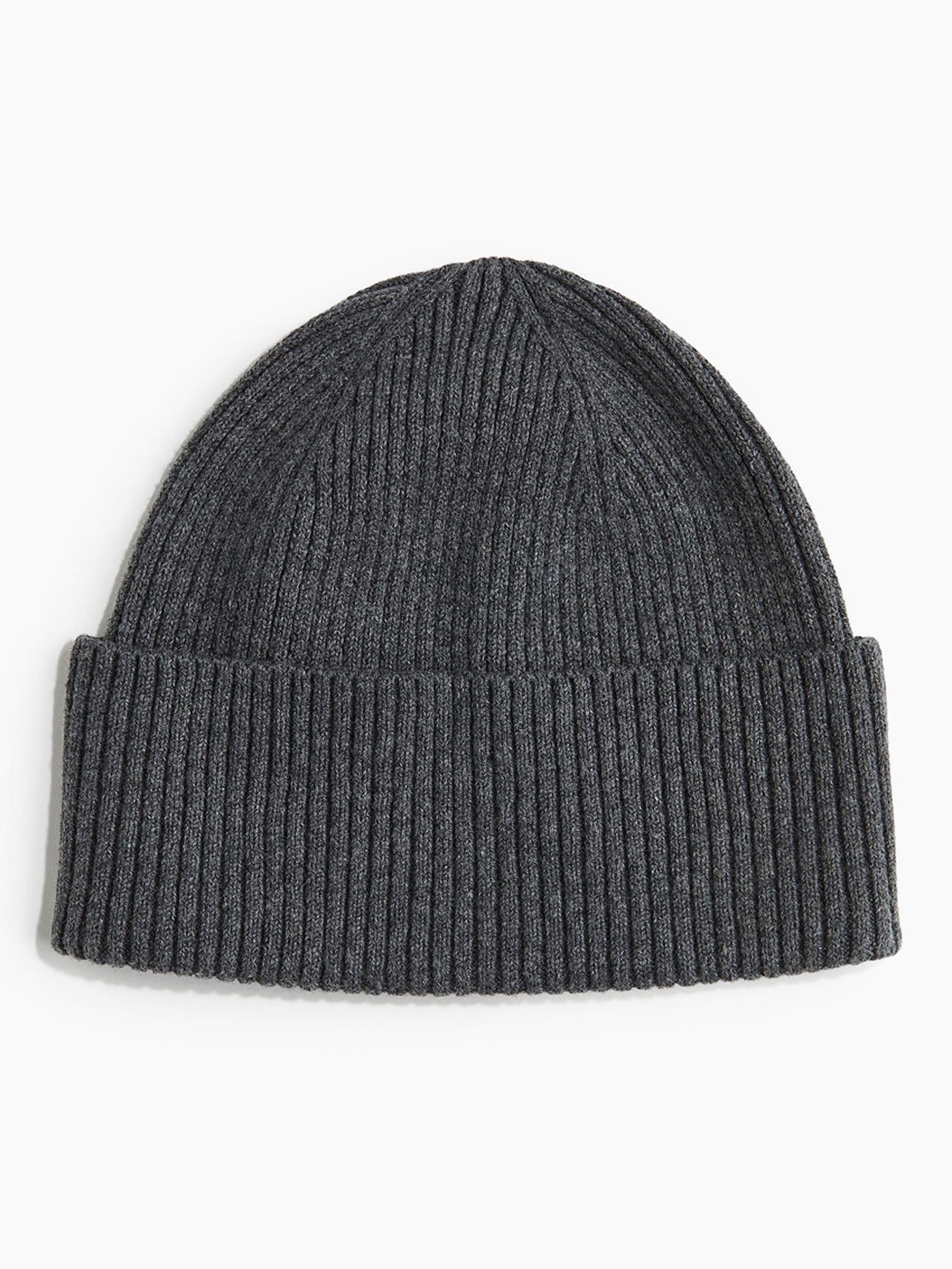 

H&M Rib Knit Cap, Grey