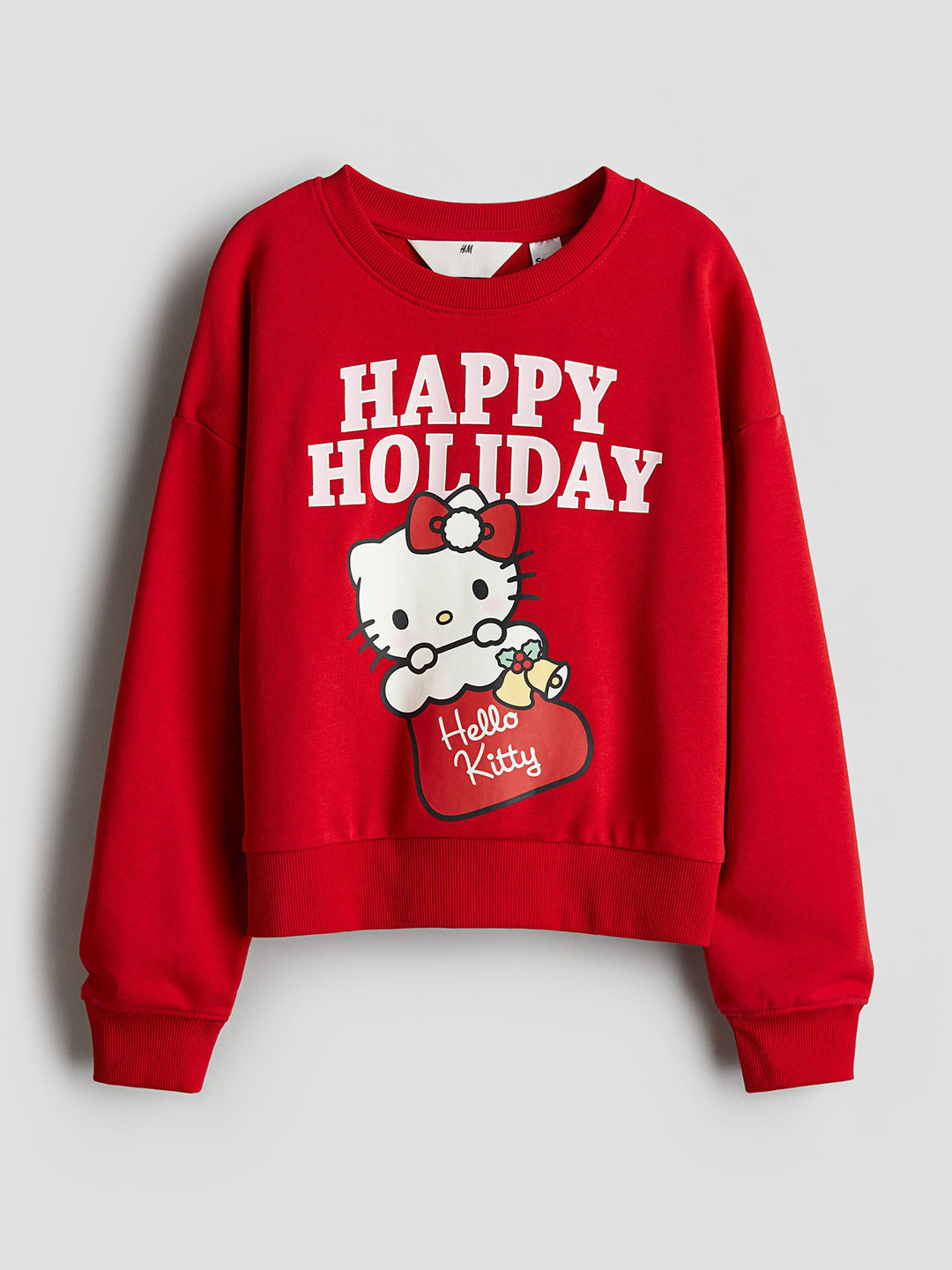 

H&M Girls Printed Sweatshirt, Red