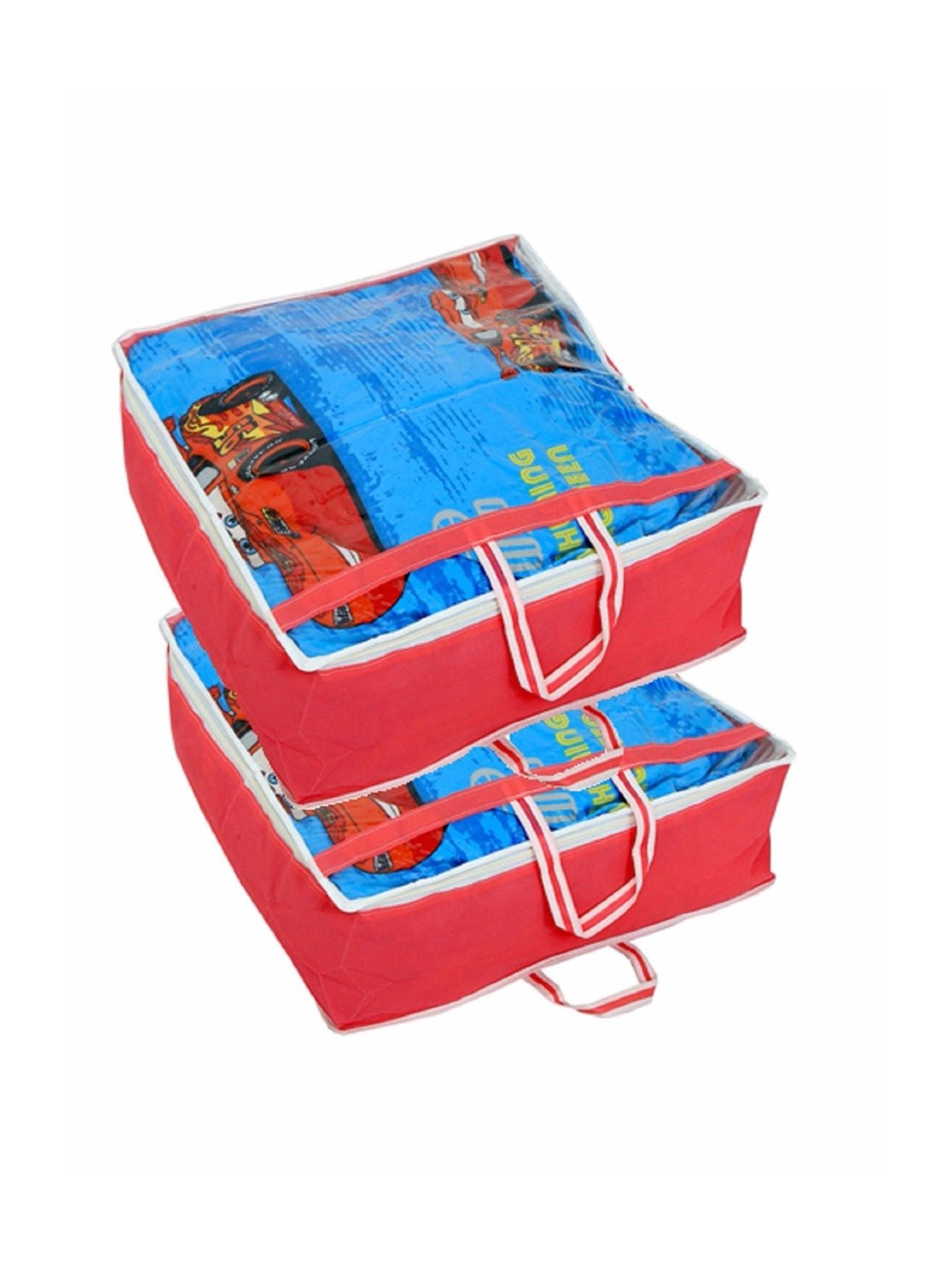 

Kuber Industries Pink 2 Pieces Multi-Utility Organisers