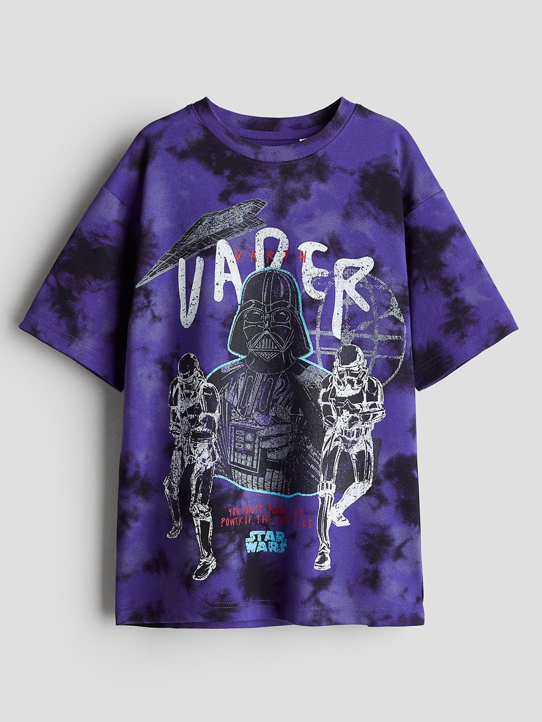 

H&M Boys Printed Pure Cotton T-Shirt, Purple