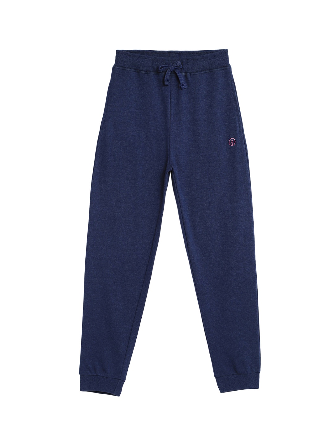 

Campana Girls Cotton Mid Rise Joggers, Blue