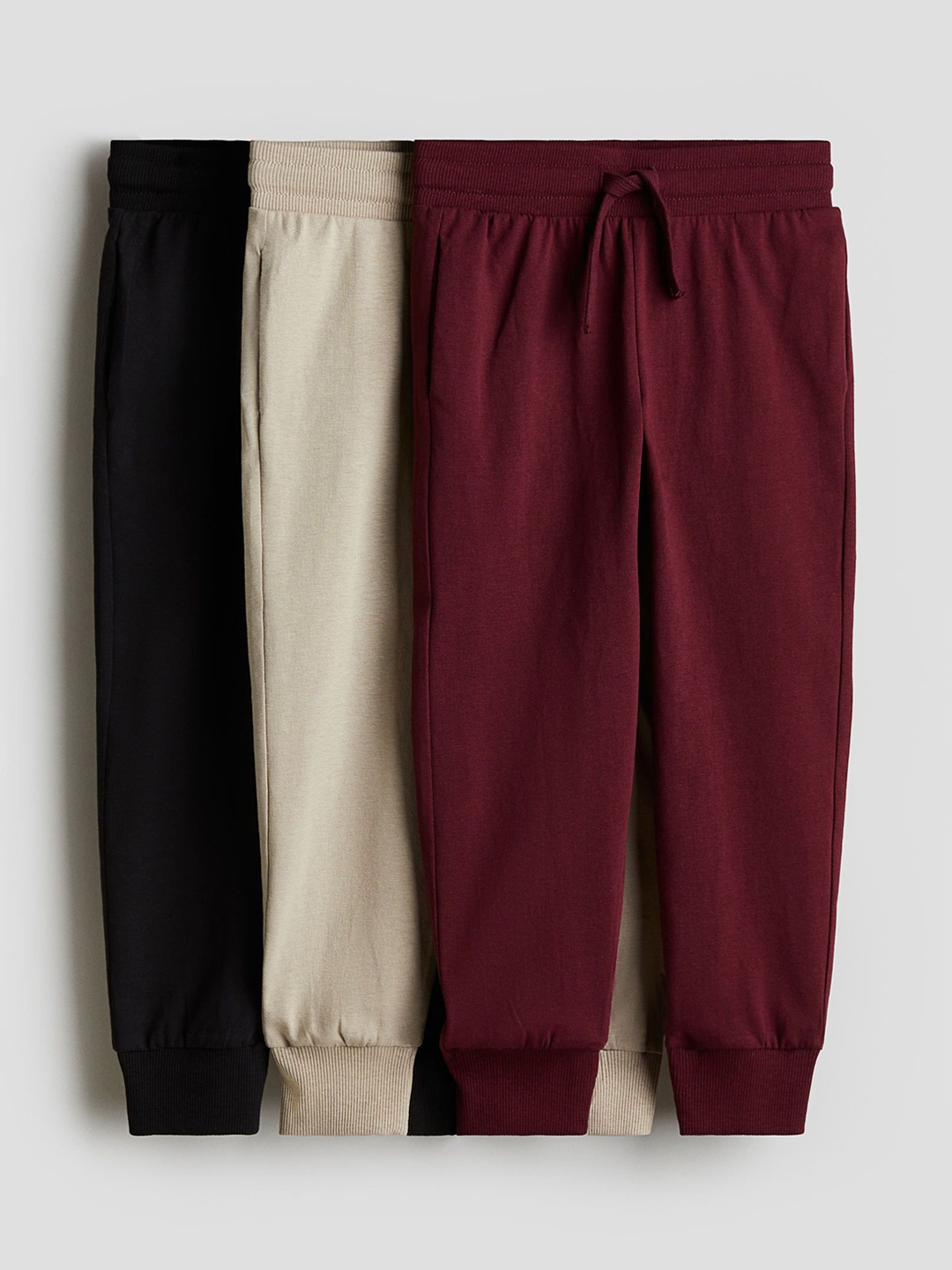 

H&M Boys 3-Pcs Joggers, Red
