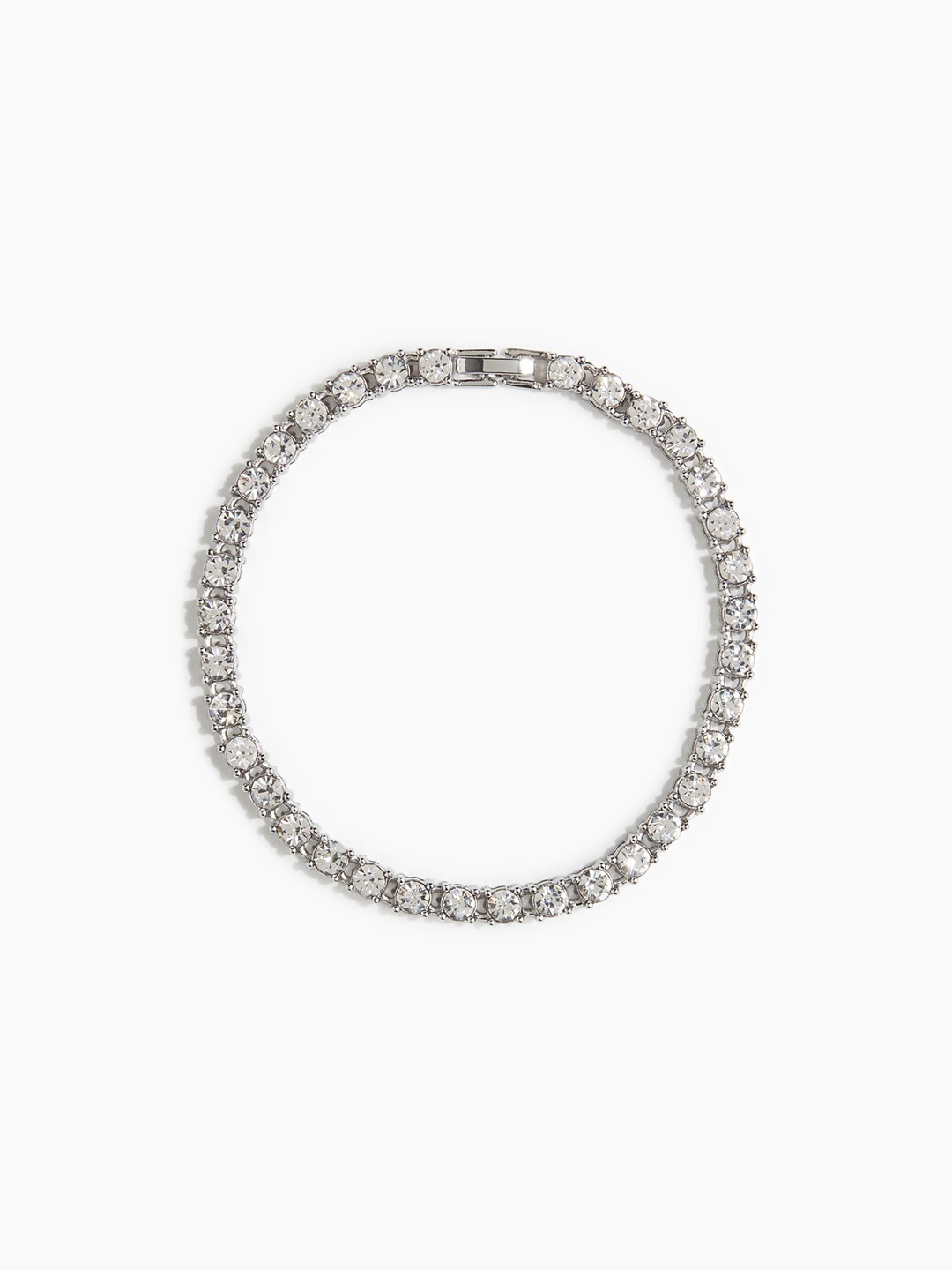 

H&M Rhinestone Bracelet, Silver