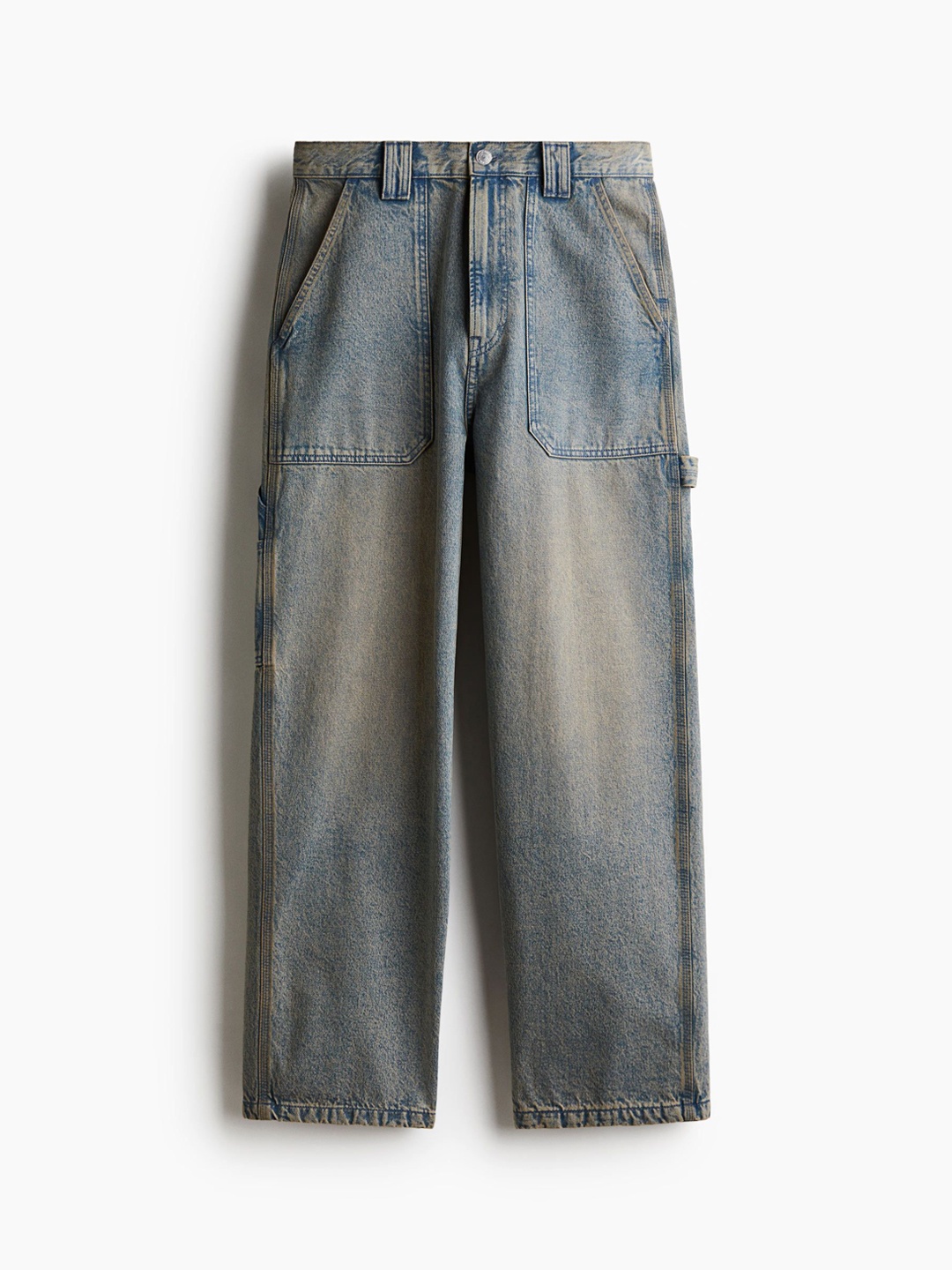 

H&M Carpenter Baggy Jeans, Blue