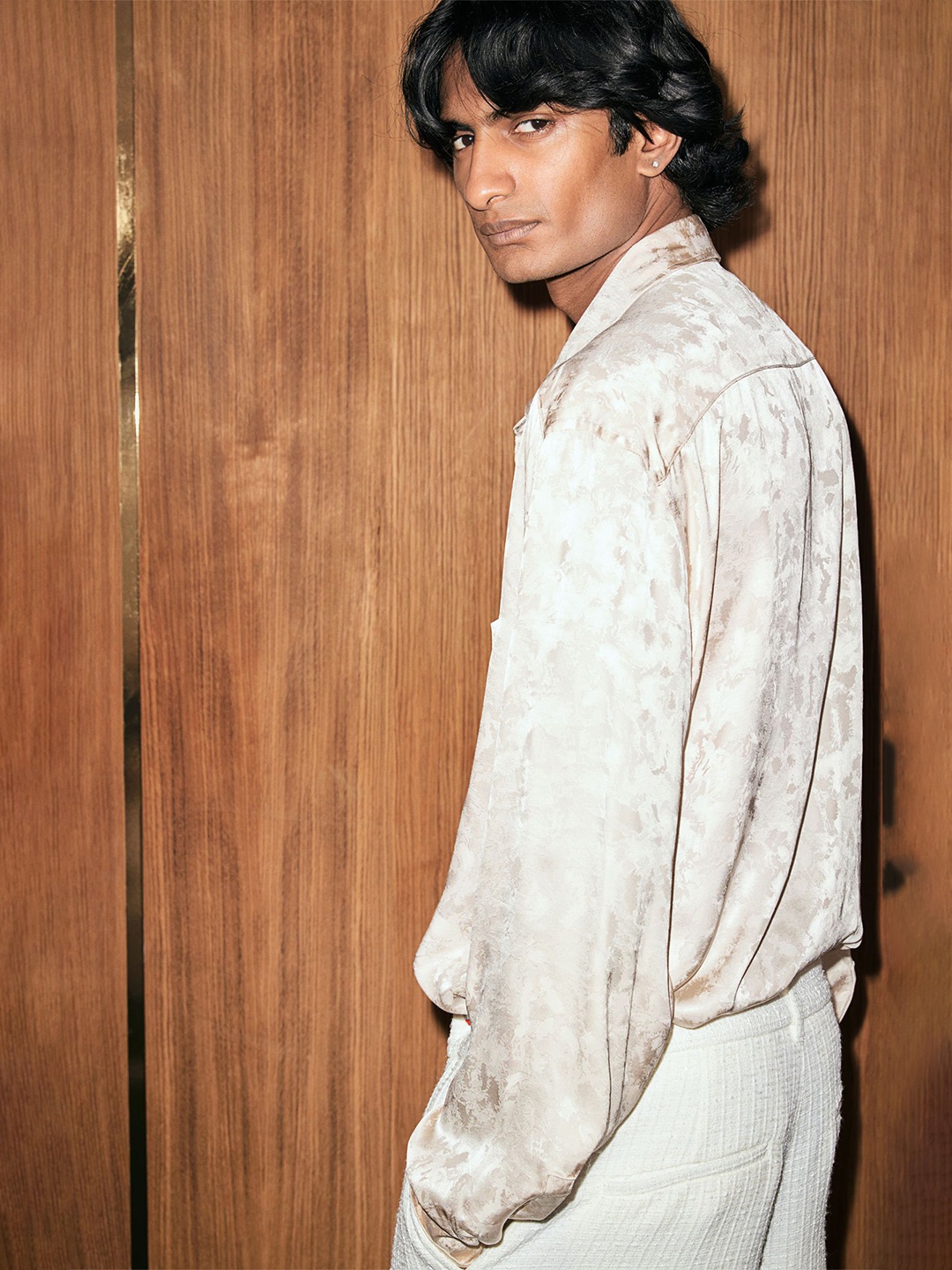 

H&M Satin Shirts, White