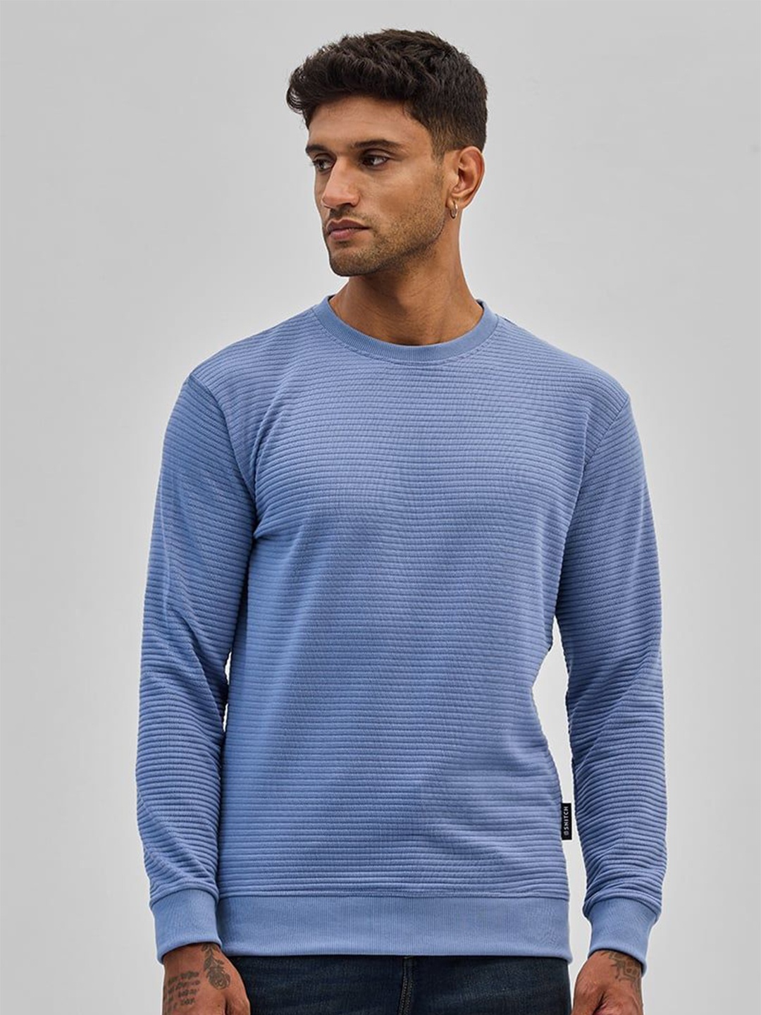 

Snitch Men Pullover Sweaters, Blue