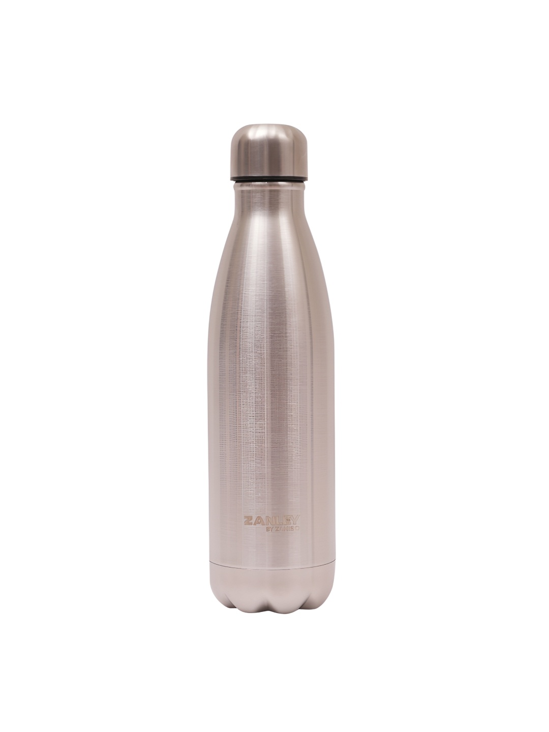 

ZANIBO Silver-Toned Stainless Steel Double Wall Vacuum Flask Water Bottle- 1000ml