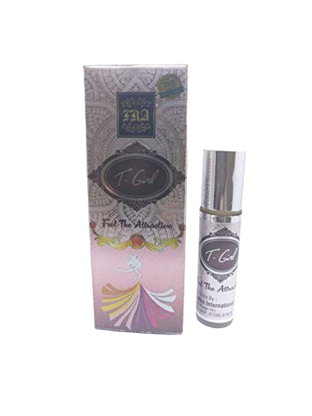 

RAVIOUR LIFESTYLE 100% Pure T-Girl Floral Roll On Attar- 8 ml, Transparent