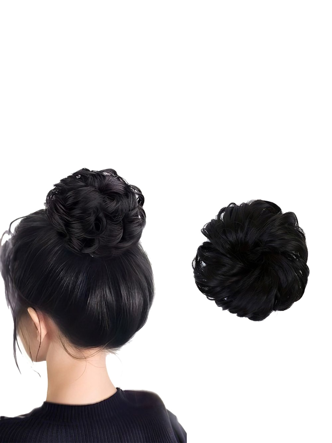 

D-Divine Messy Bun Hair Extension - Black