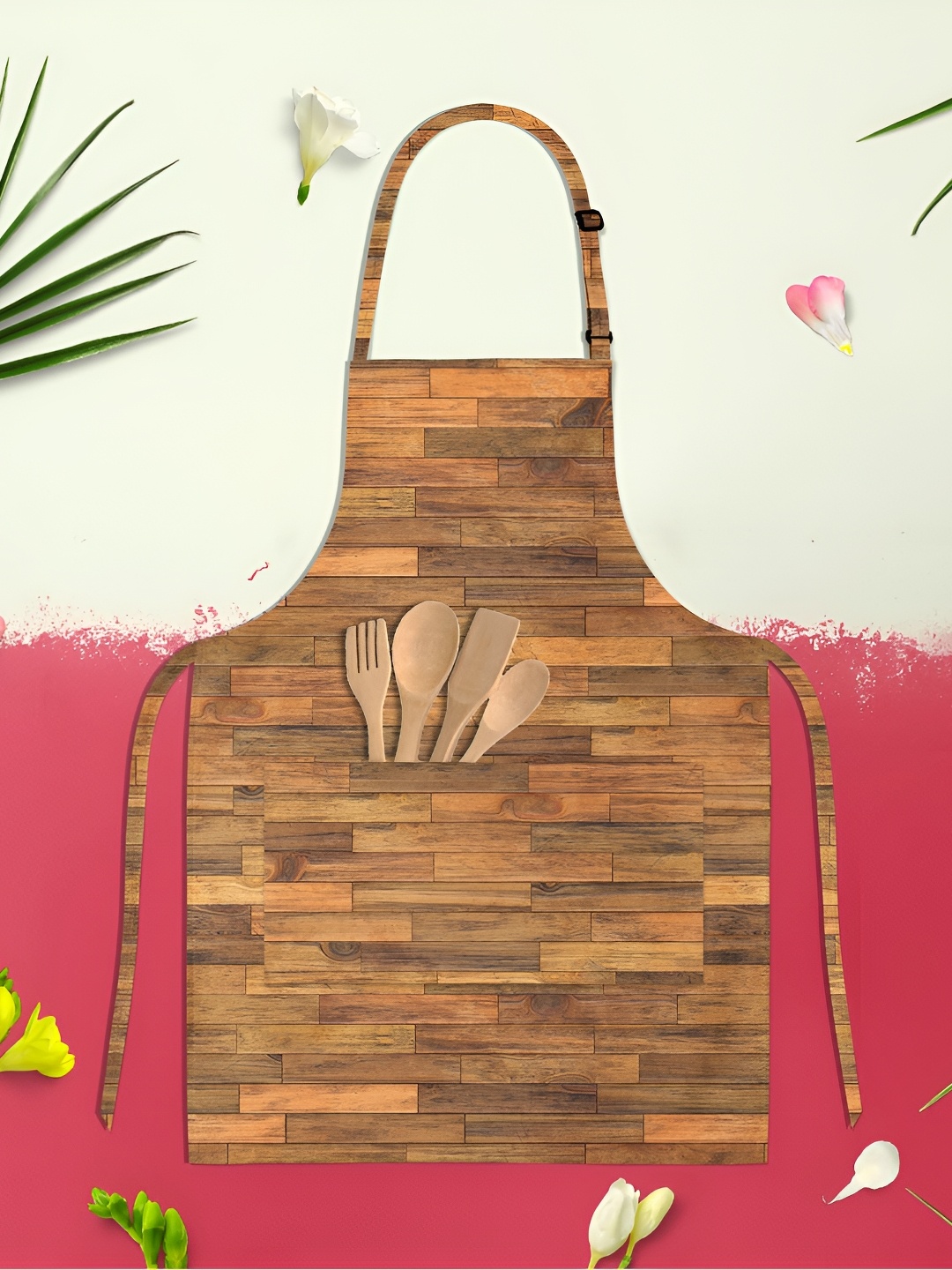 

ArtzFolio Brown Printed Cotton Aprons