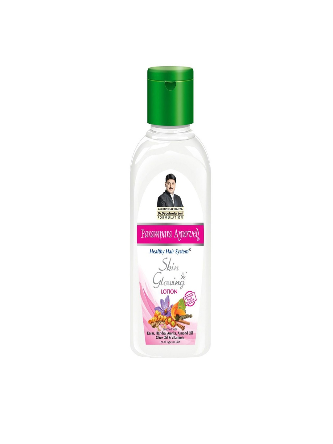 

Parampara Ayurved Skin Glowing Body Lotion With Vitamin E - 100 ml, White