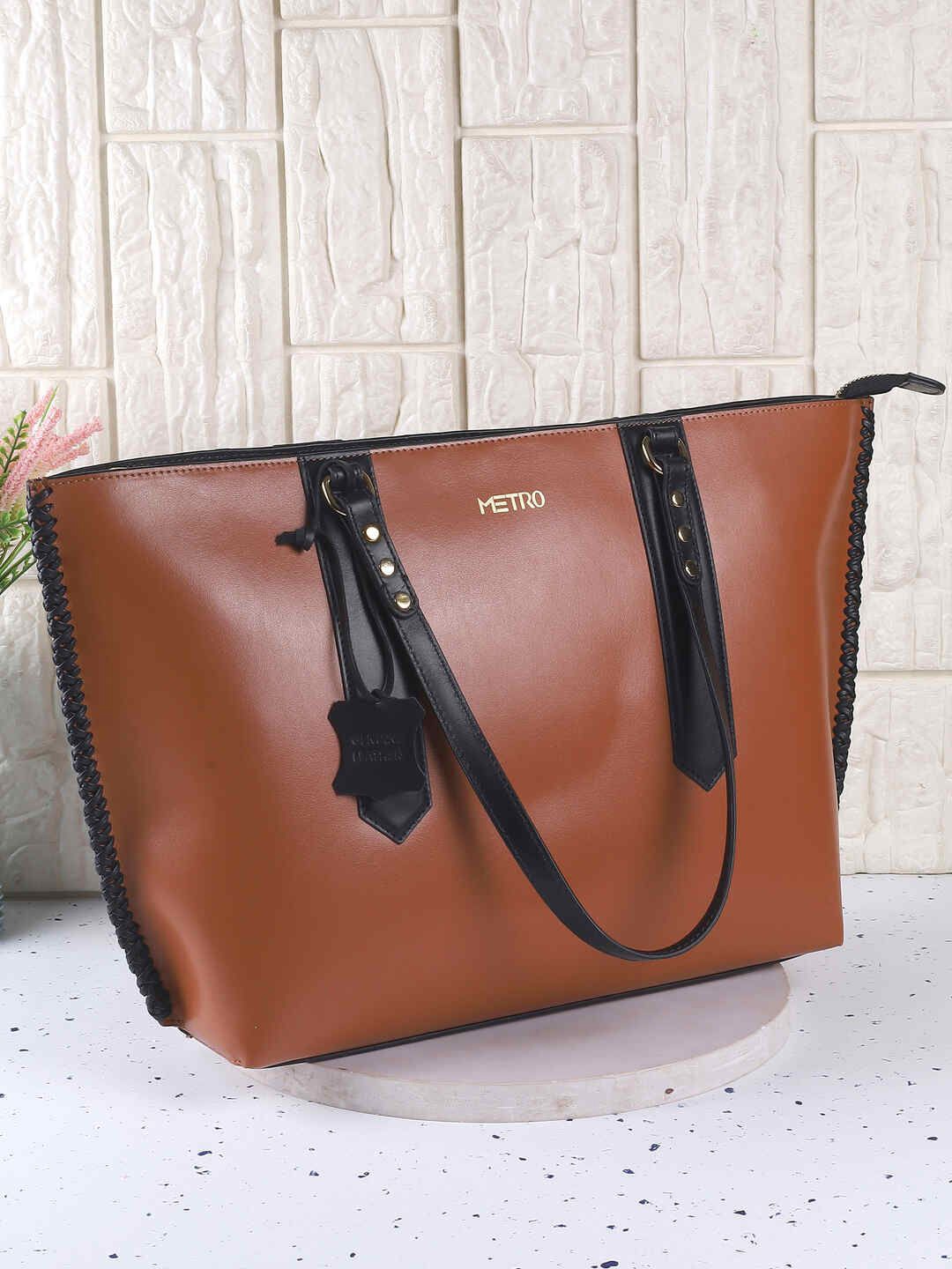 

Metro Women Solid Shopper Leather Shoulder Bag, Brown