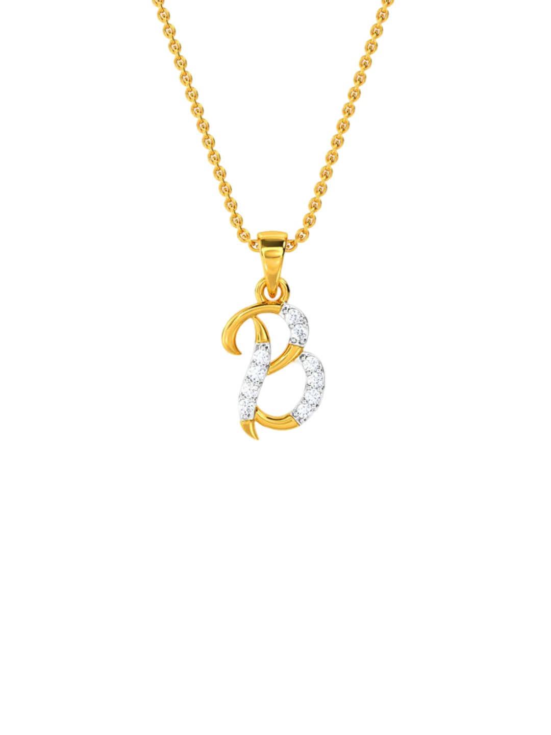 

KISNA DIAMOND AND GOLD JEWELLERY Women 18KT Gold & Diamond Pendant 0.07 CT