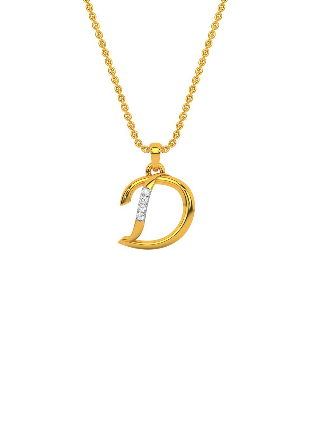 

KISNA DIAMOND AND GOLD JEWELLERY Women 18KT Pendant Diamond 0.01 CT