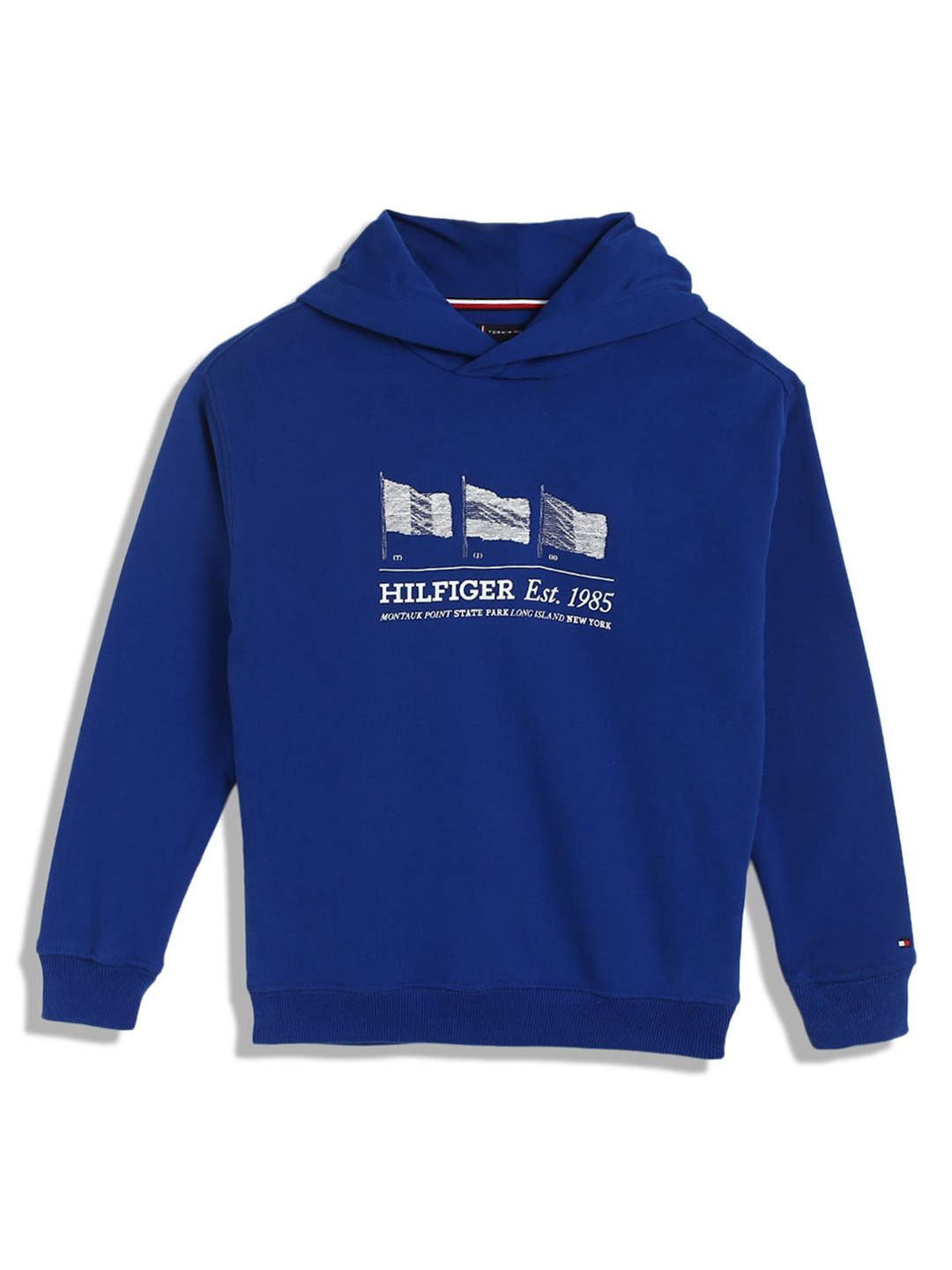 

Tommy Hilfiger Boys Cotton Waving Flag Hooded Sweatshirt, Blue