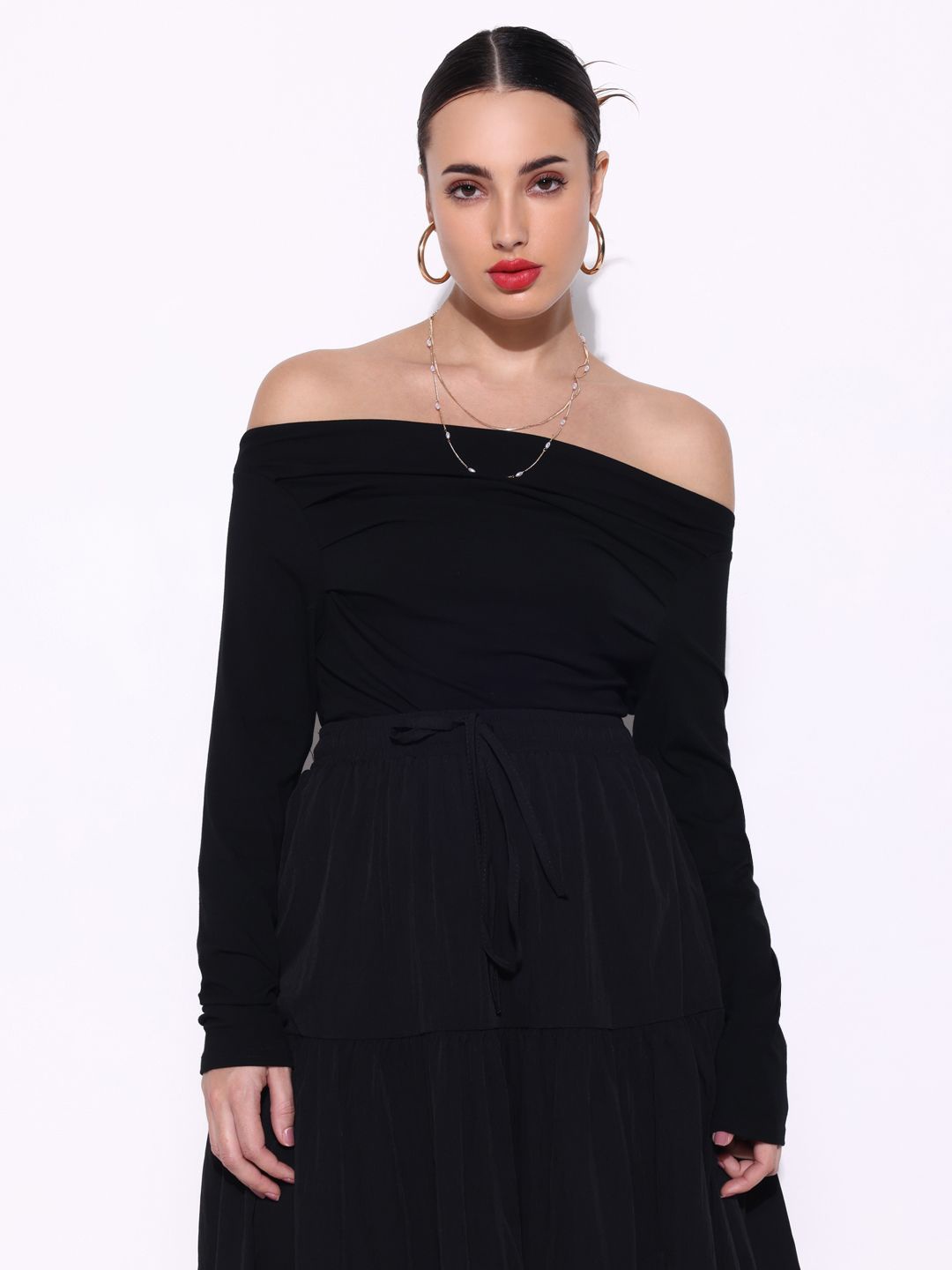 

SHOWOFF Women Off-Shoulder Dress, Black