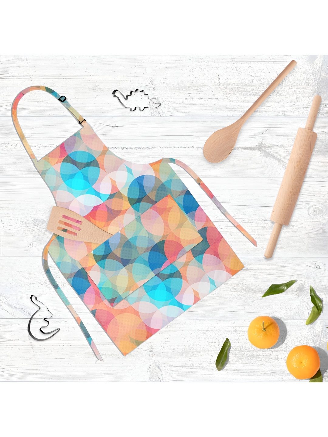 

ArtzFolio Blue & Pink Printed Cotton Aprons