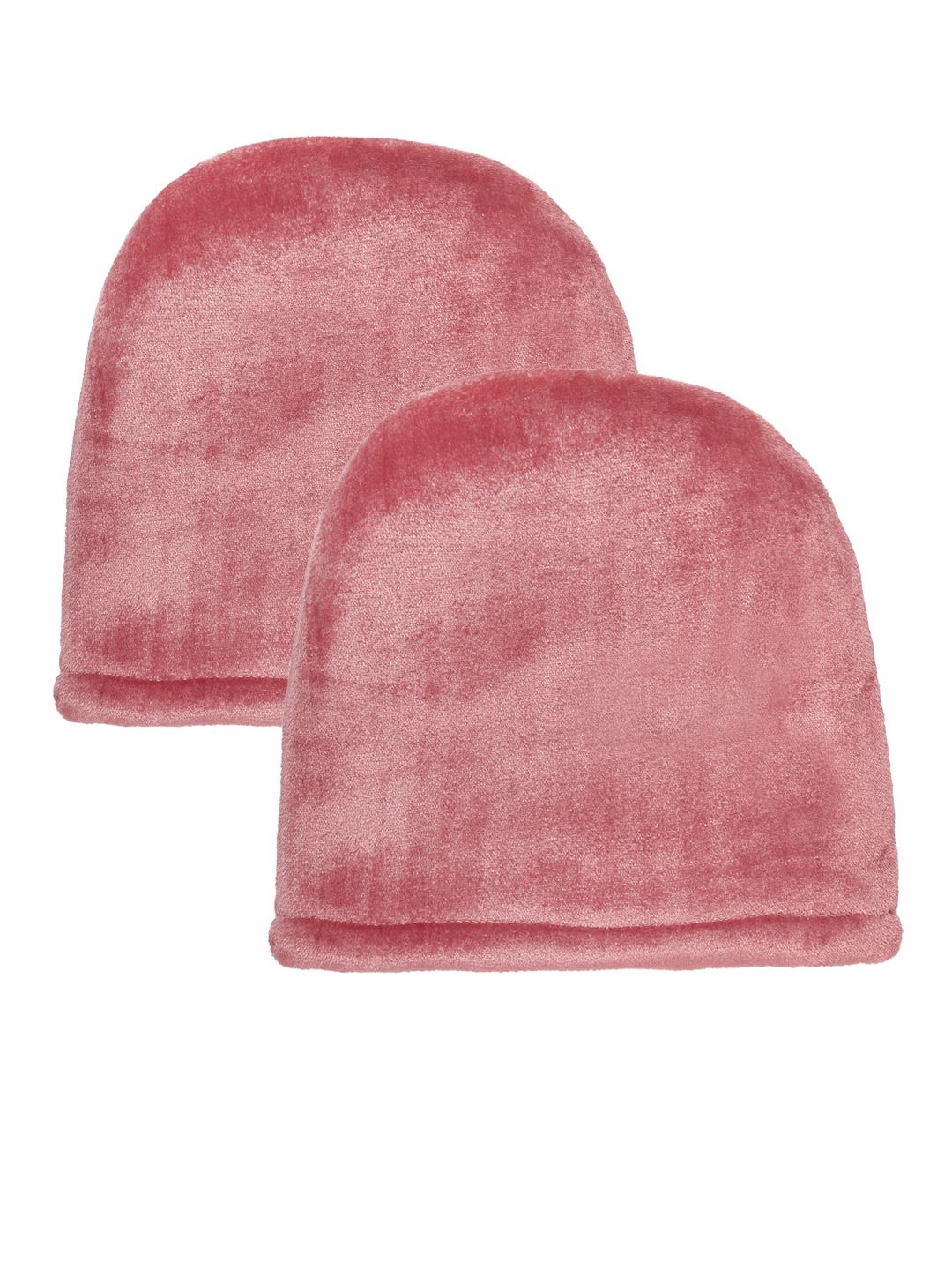 

KLOTTHE Pack Of 2 Beanie Caps, Rust