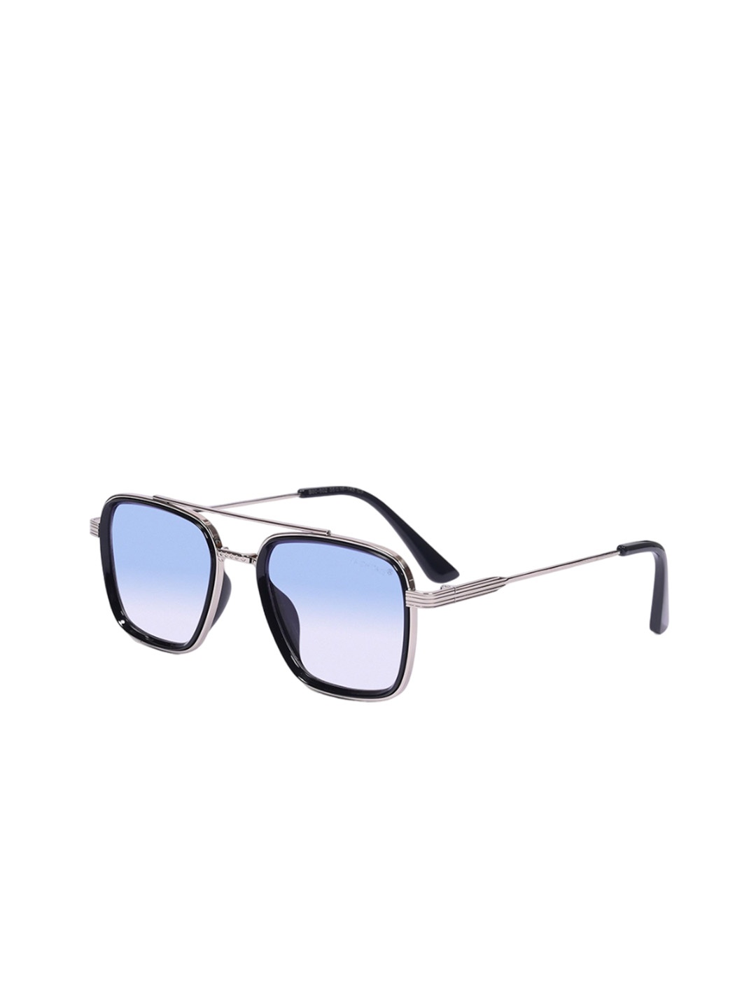 

HASHTAG EYEWEAR Women Rectangle Sunglasses VKHT (6) B80-802-C2-Grey & Black, Blue