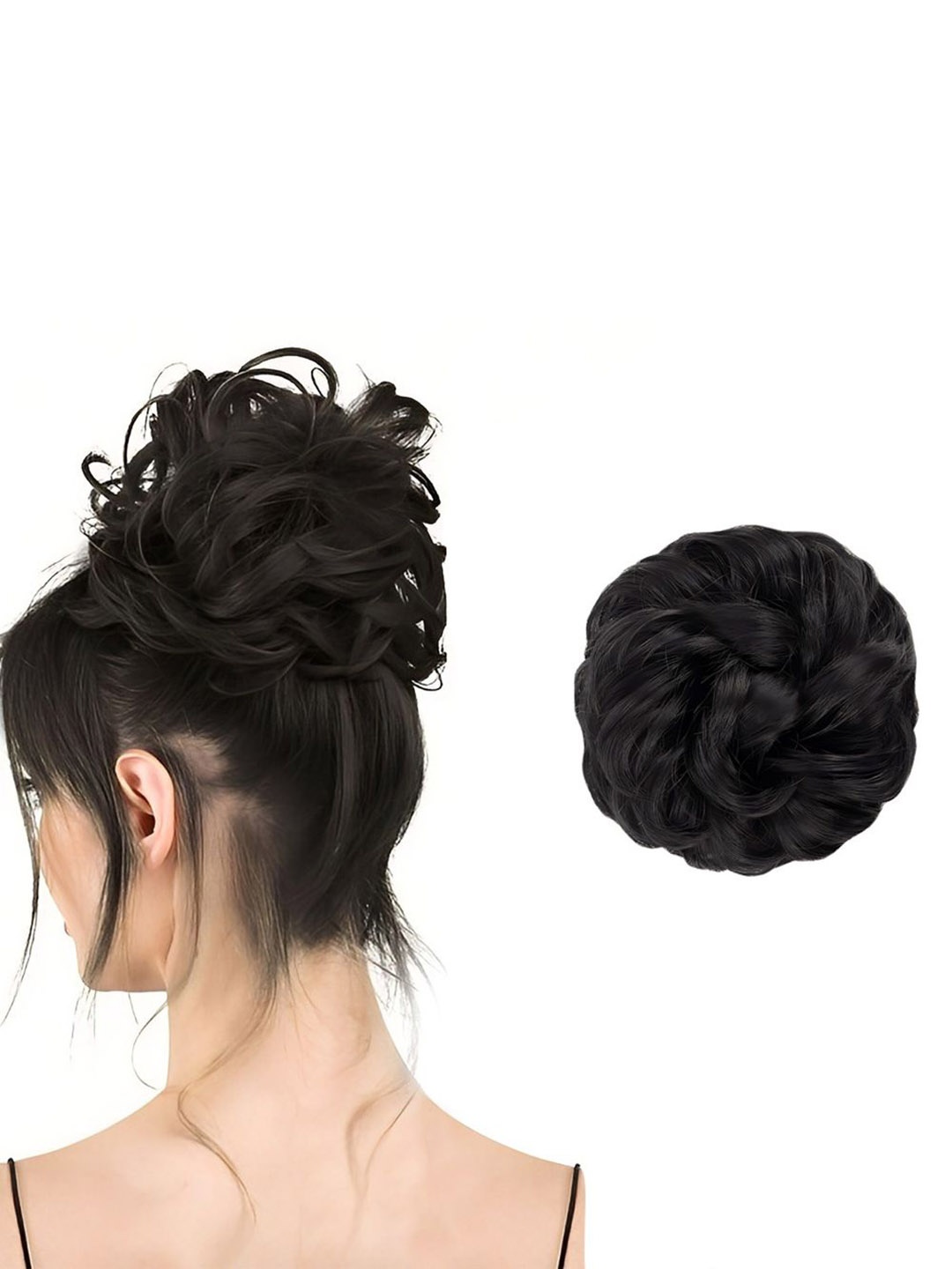 

D-Divine Messy Bun Hair Extension - Black