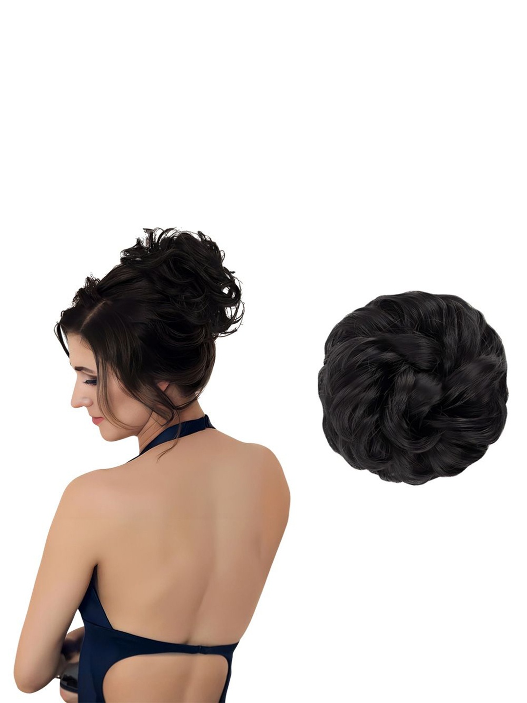 

D-Divine Messy Bun Hair Extension - Black