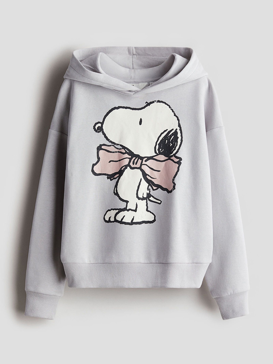 

H&M Girls Oversized Printed Hoodie, Grey