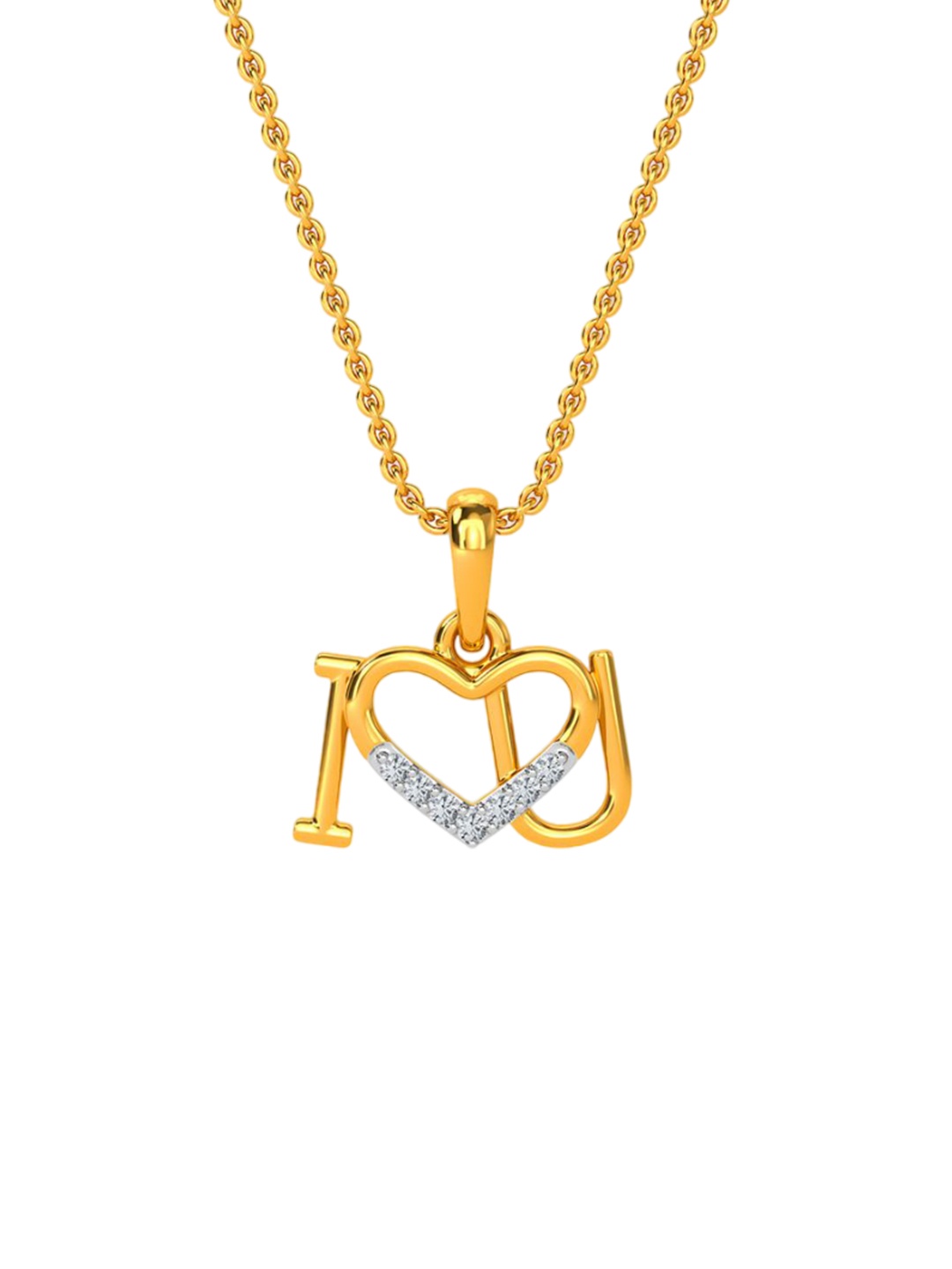 

KISNA DIAMOND AND GOLD JEWELLERY Women 14KT Pendant Diamond - 0.04 CT