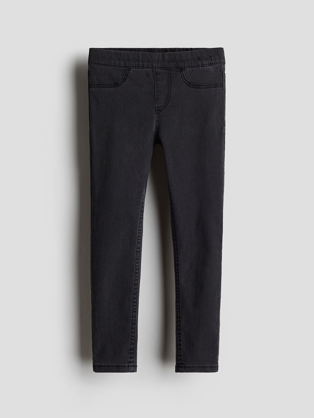 

H&M Girls Mid Rise Jeggings, Black