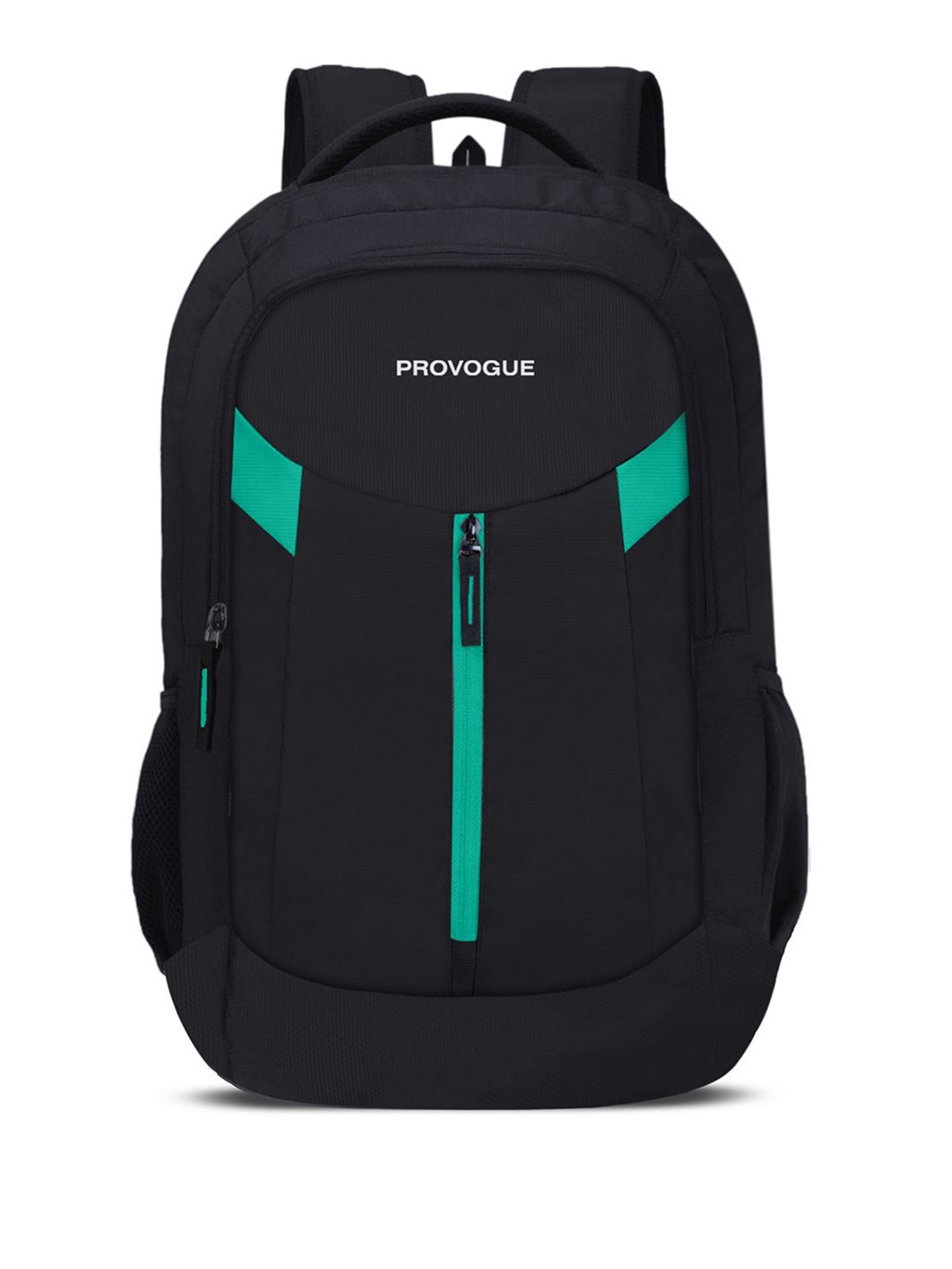 

Provogue Unisex Embroidered Backpack, Black