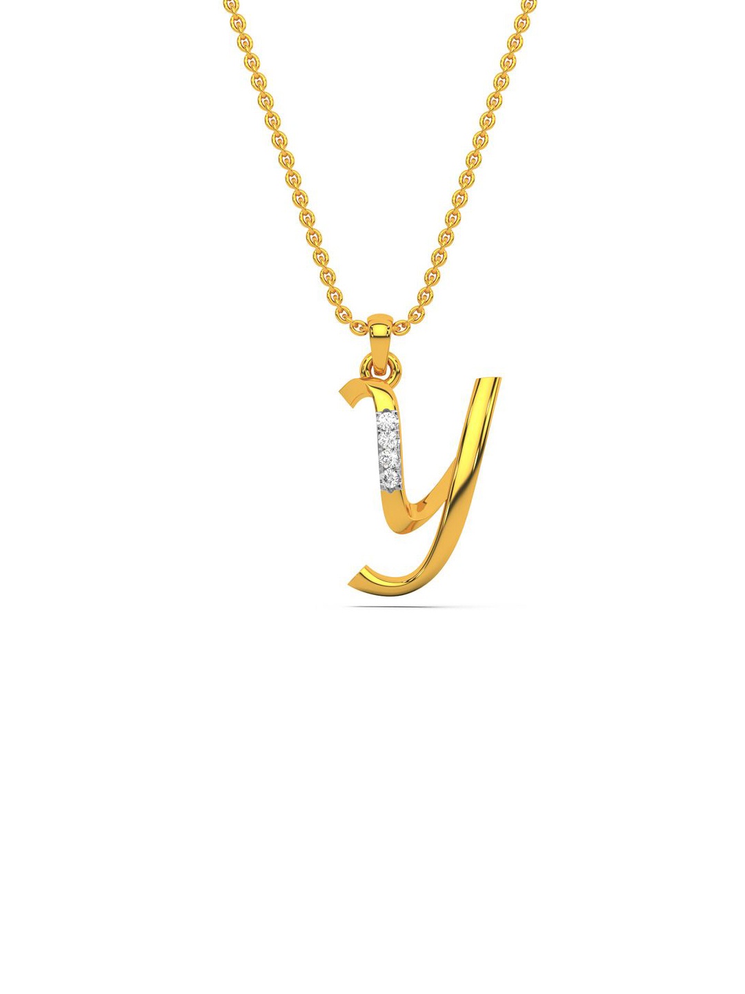 

KISNA DIAMOND AND GOLD JEWELLERY Women 18KT Pendant Diamond 0.01 CT