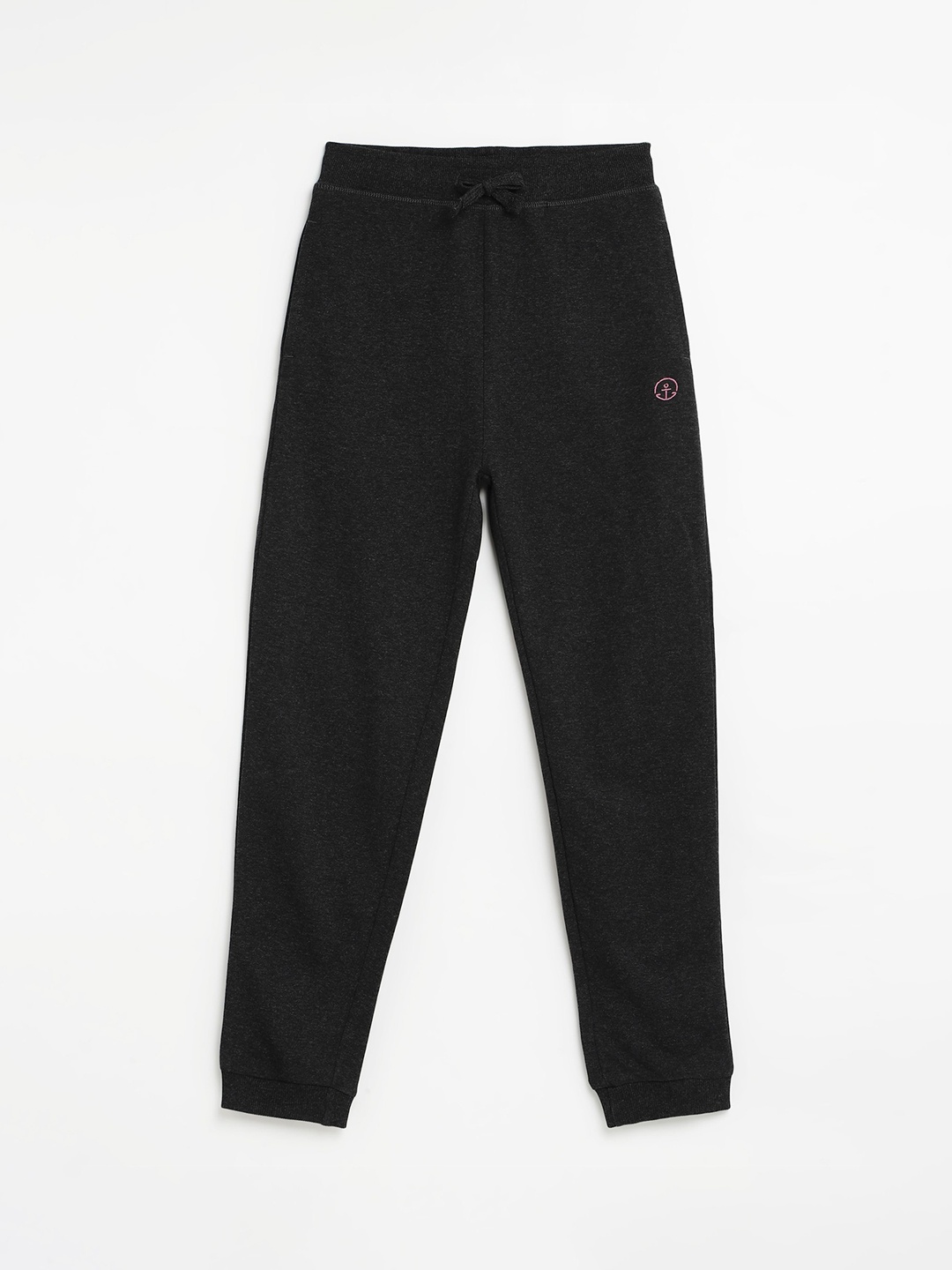 

Campana Girls Cotton Mid Rise Joggers, Charcoal
