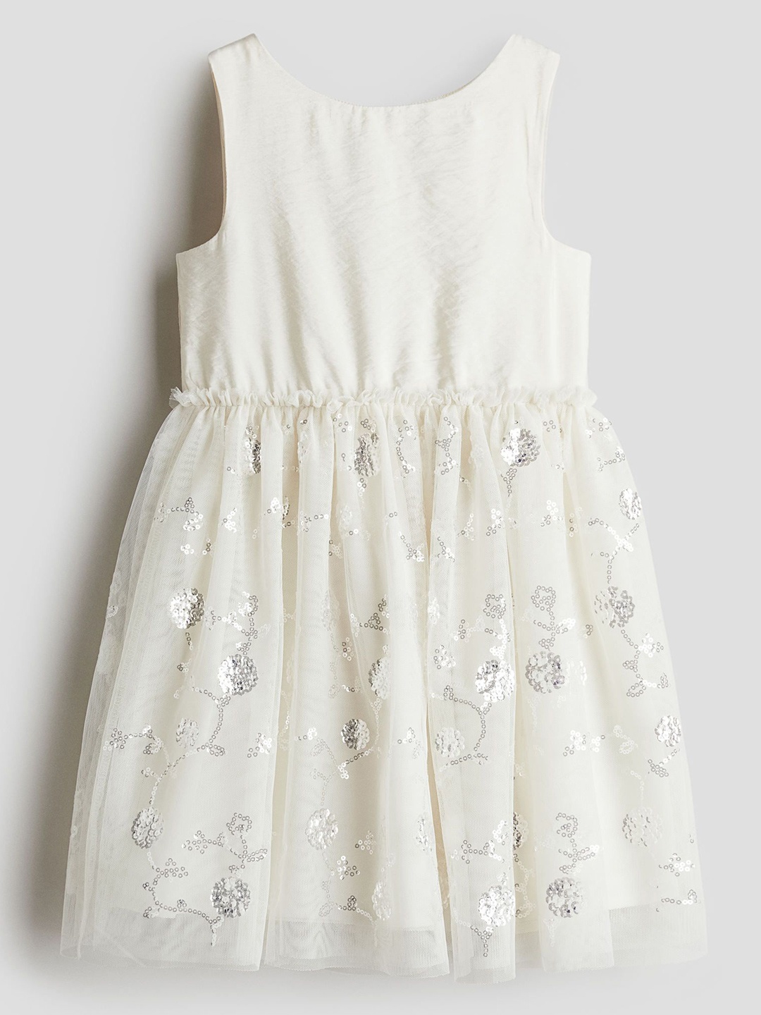 

H&M Girls Tulle-Skirt Dress, White