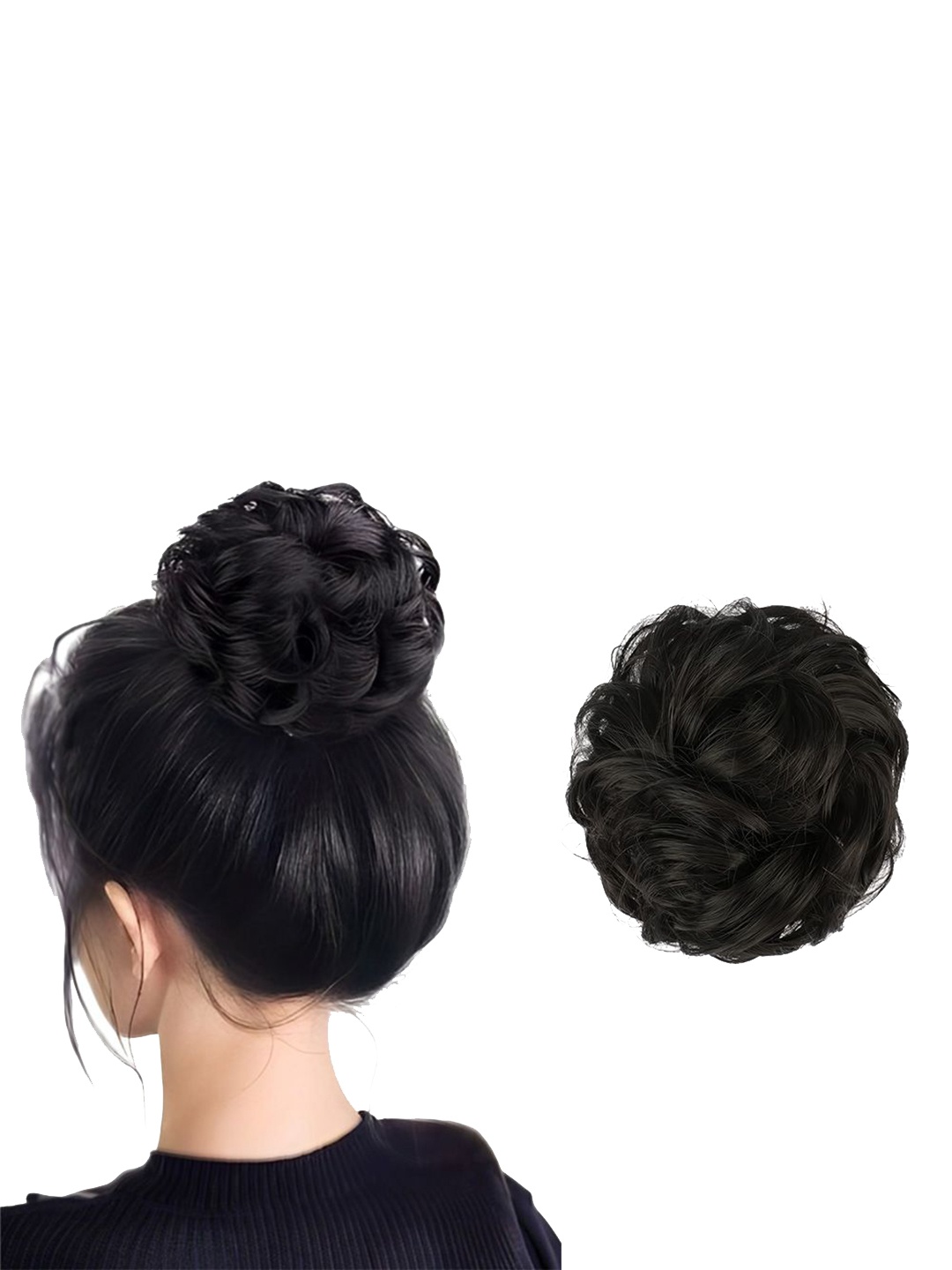

D-Divine Messy Bun Hair Extension - Black