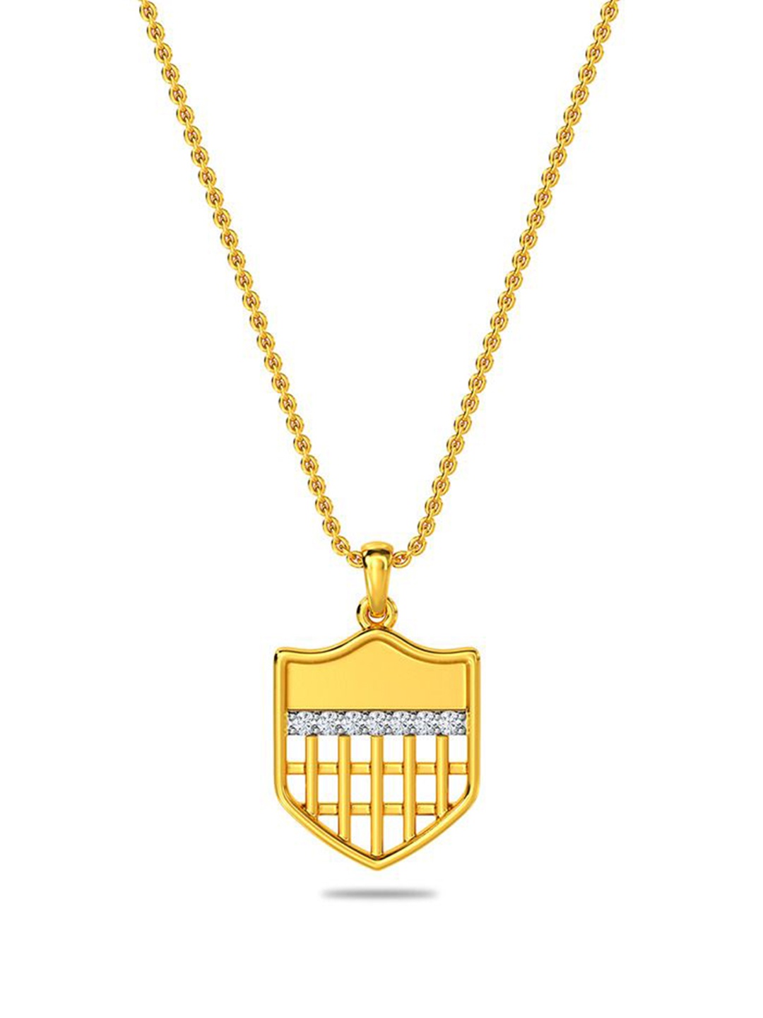 

KISNA DIAMOND AND GOLD JEWELLERY Women 18KT Pendant Diamond Weight - 0.06 CT