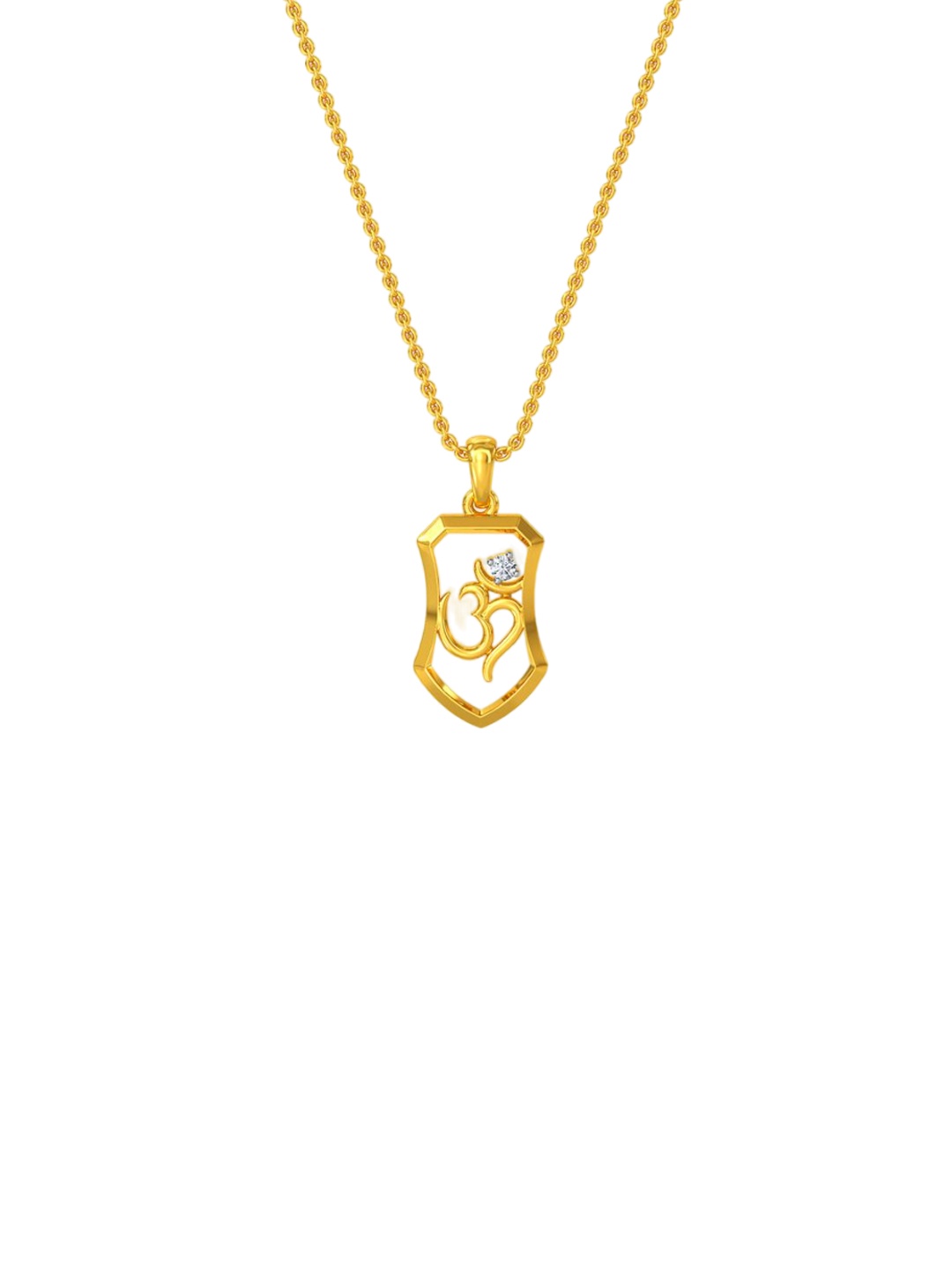 

KISNA DIAMOND AND GOLD JEWELLERY Women 18KT Pendant Diamond Weight - 0.02 CT
