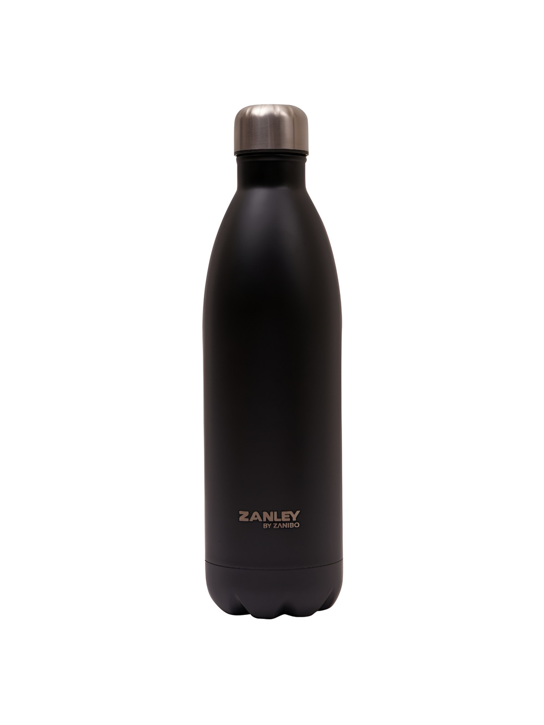 

ZANIBO Black Stainless Steel Single Wall Vacuum Water Bottle-1 L