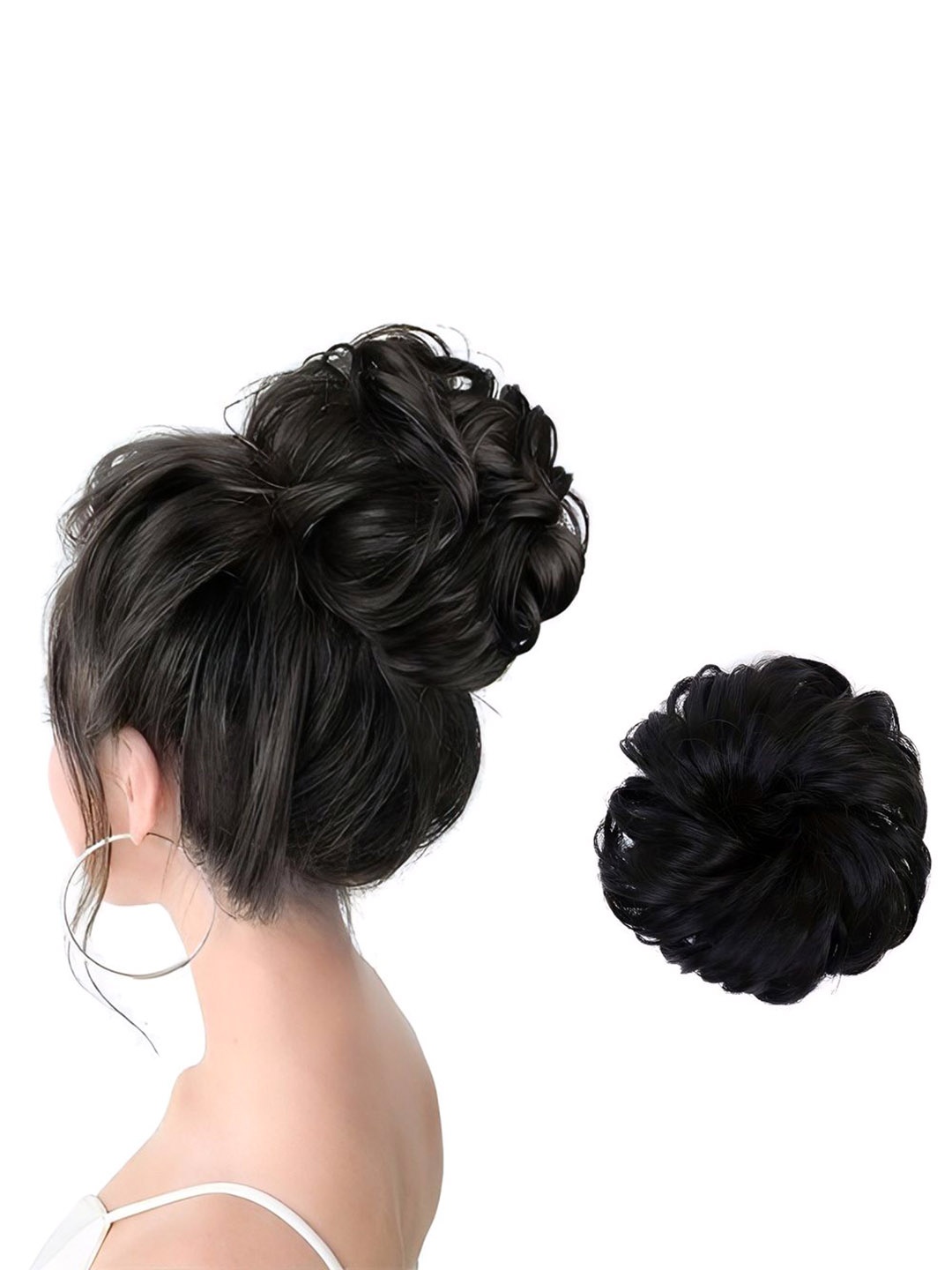 

D-Divine Messy Bun Hair Extension - Black