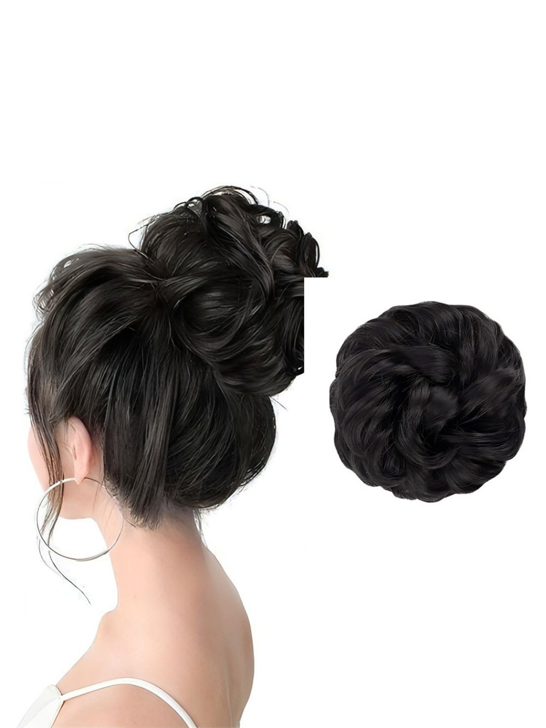 

D-Divine Messy Bun Hair Extension - Black