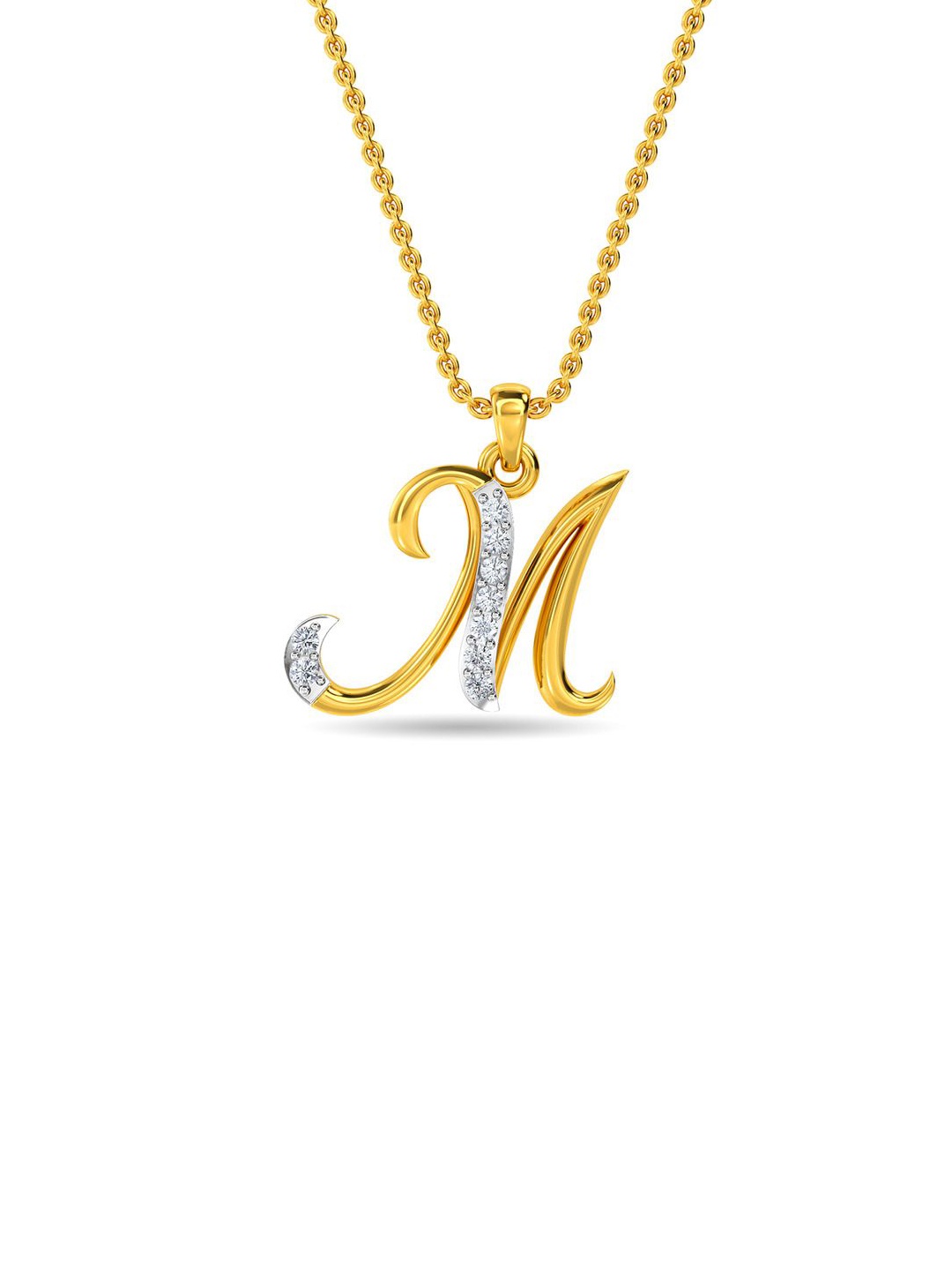 

KISNA DIAMOND AND GOLD JEWELLERY 14KT Pendant Diamond - 0.07 CT & 0.65