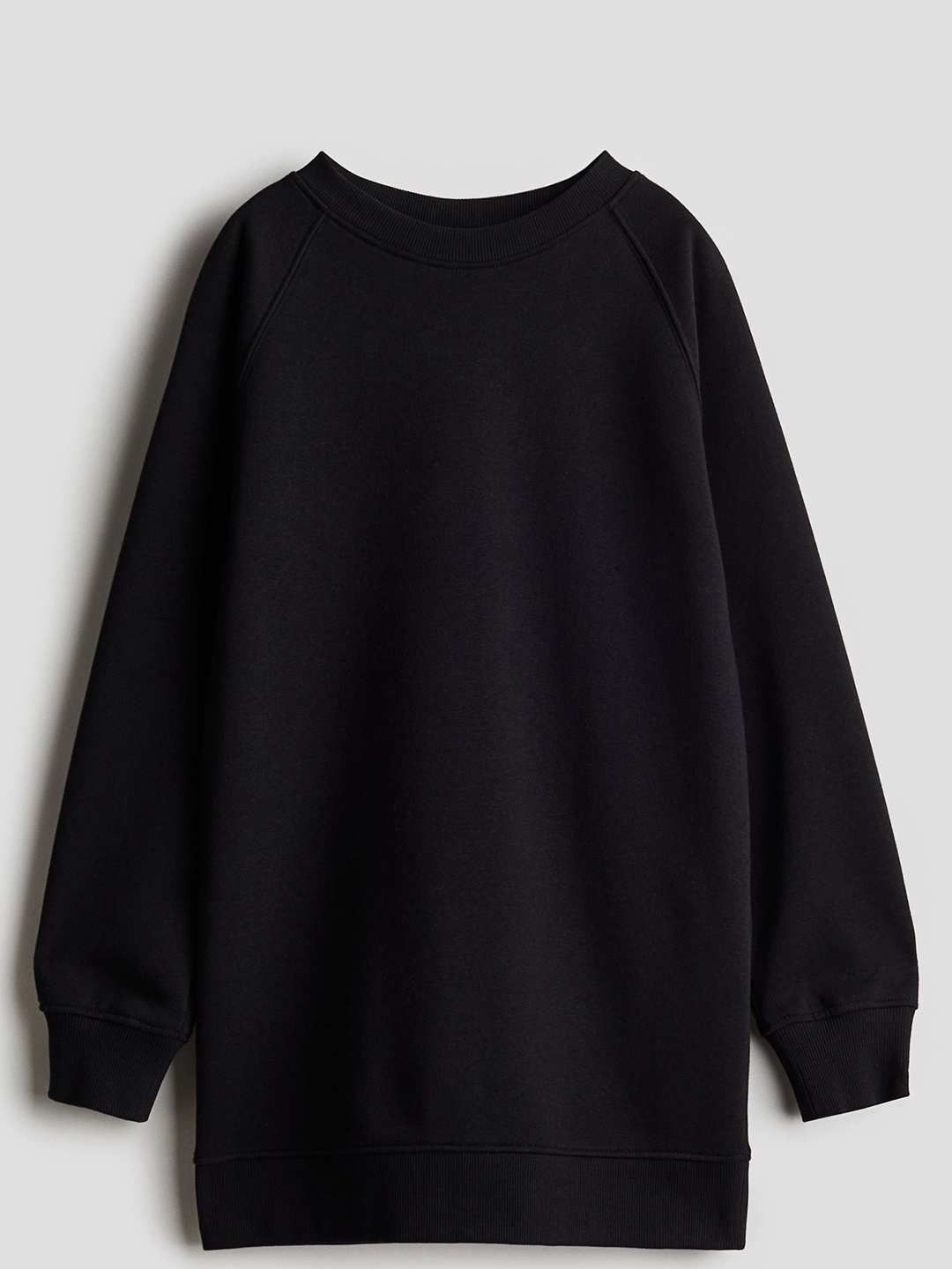 

H&M Girls Sweatshirt Dress, Black