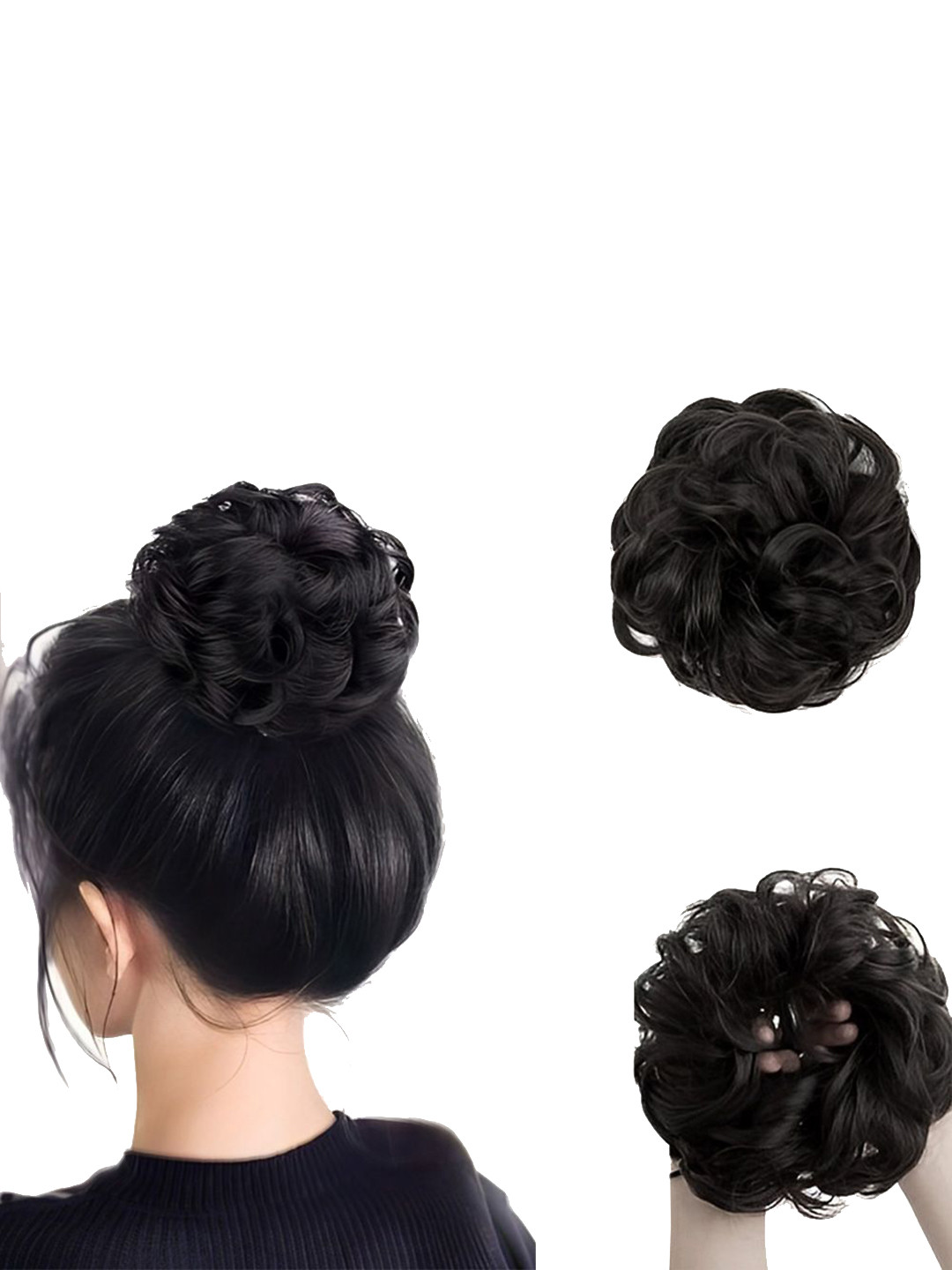 

D-Divine Messy Bun Hair Extension - Black