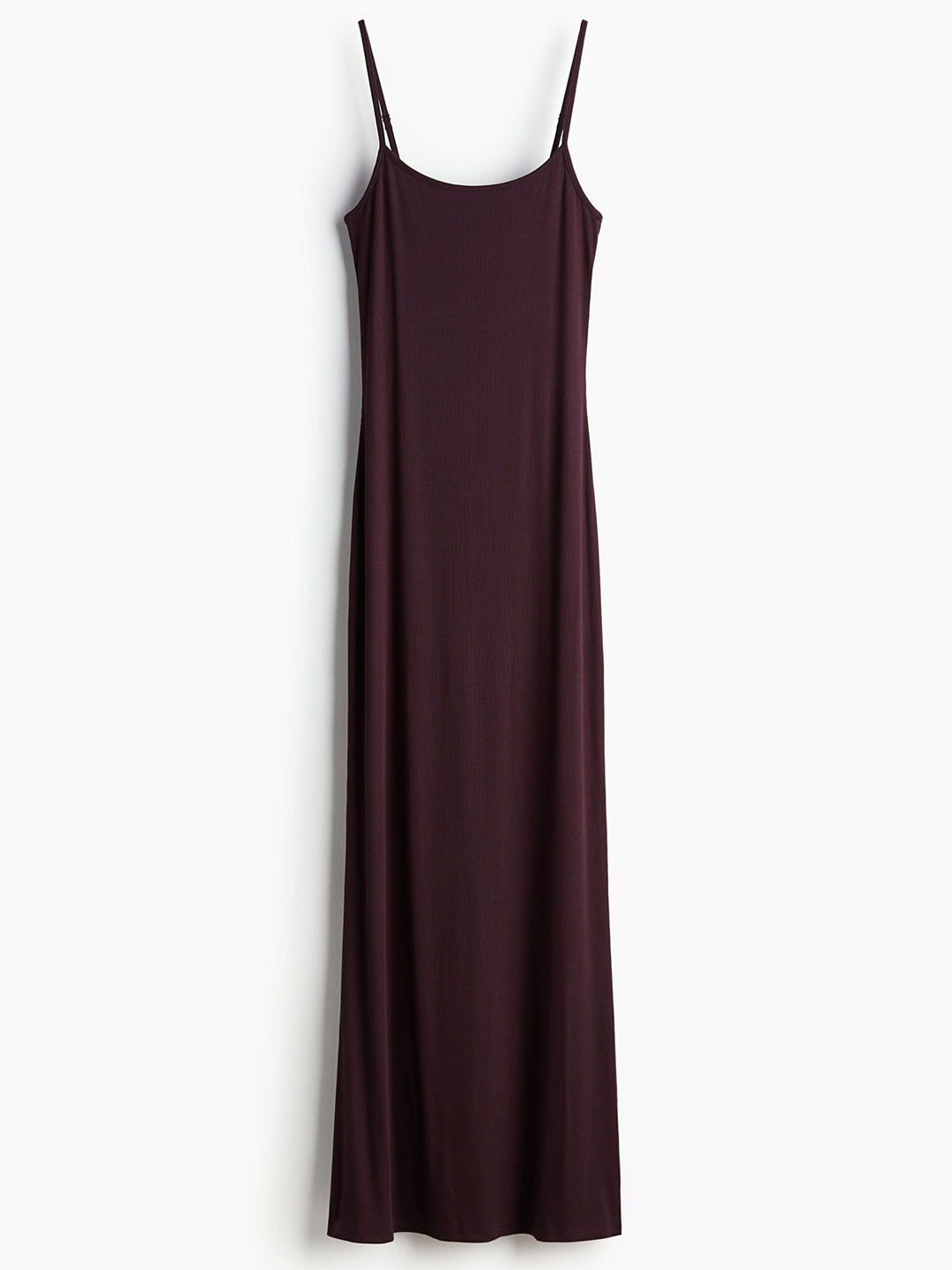 

H&M Women Ribbed Bodycon Maxi Dress, Purple