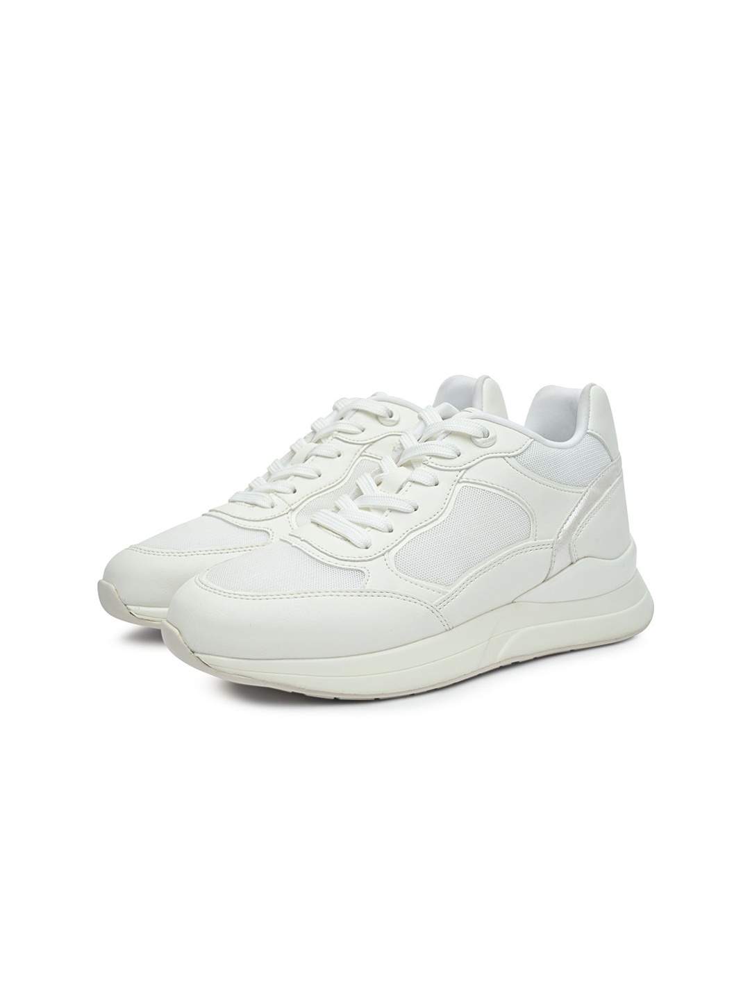 

ALDO Women Lace-Ups Round Toe Sneakers, White
