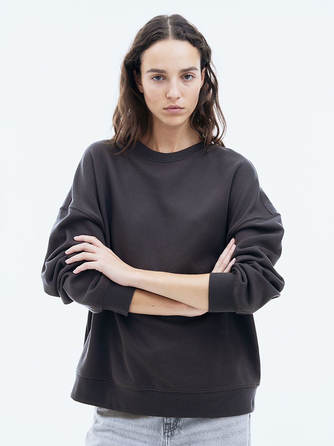 

H&M Oversized Sweatshirt, Black