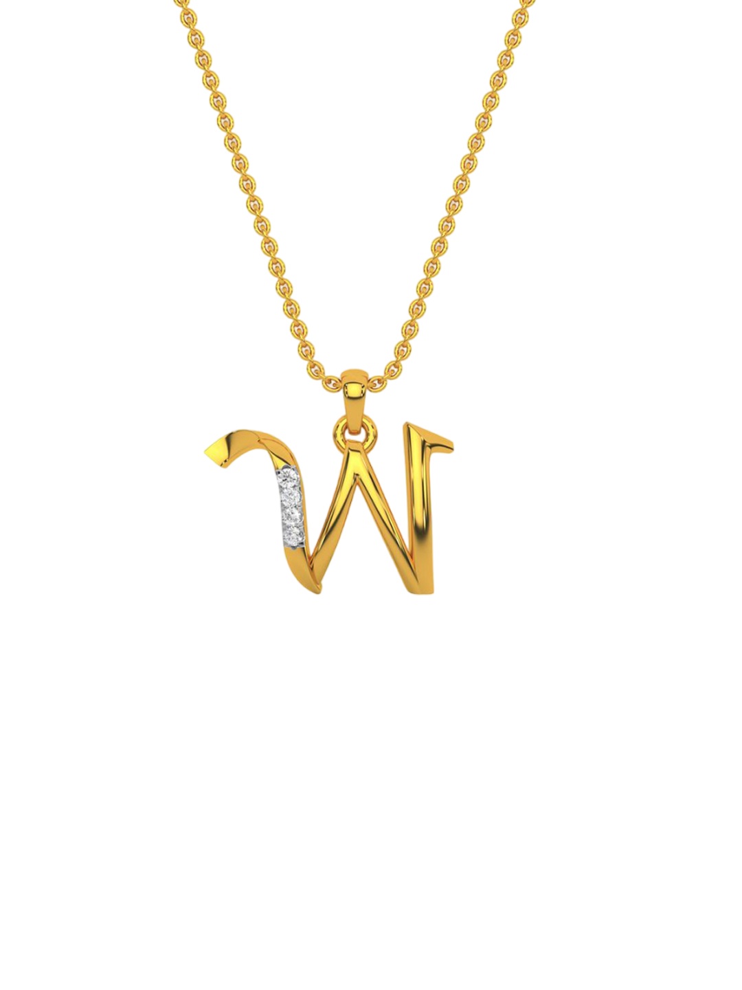 

KISNA DIAMOND AND GOLD JEWELLERY Women 14KT Pendant Diamond 0.01 CT