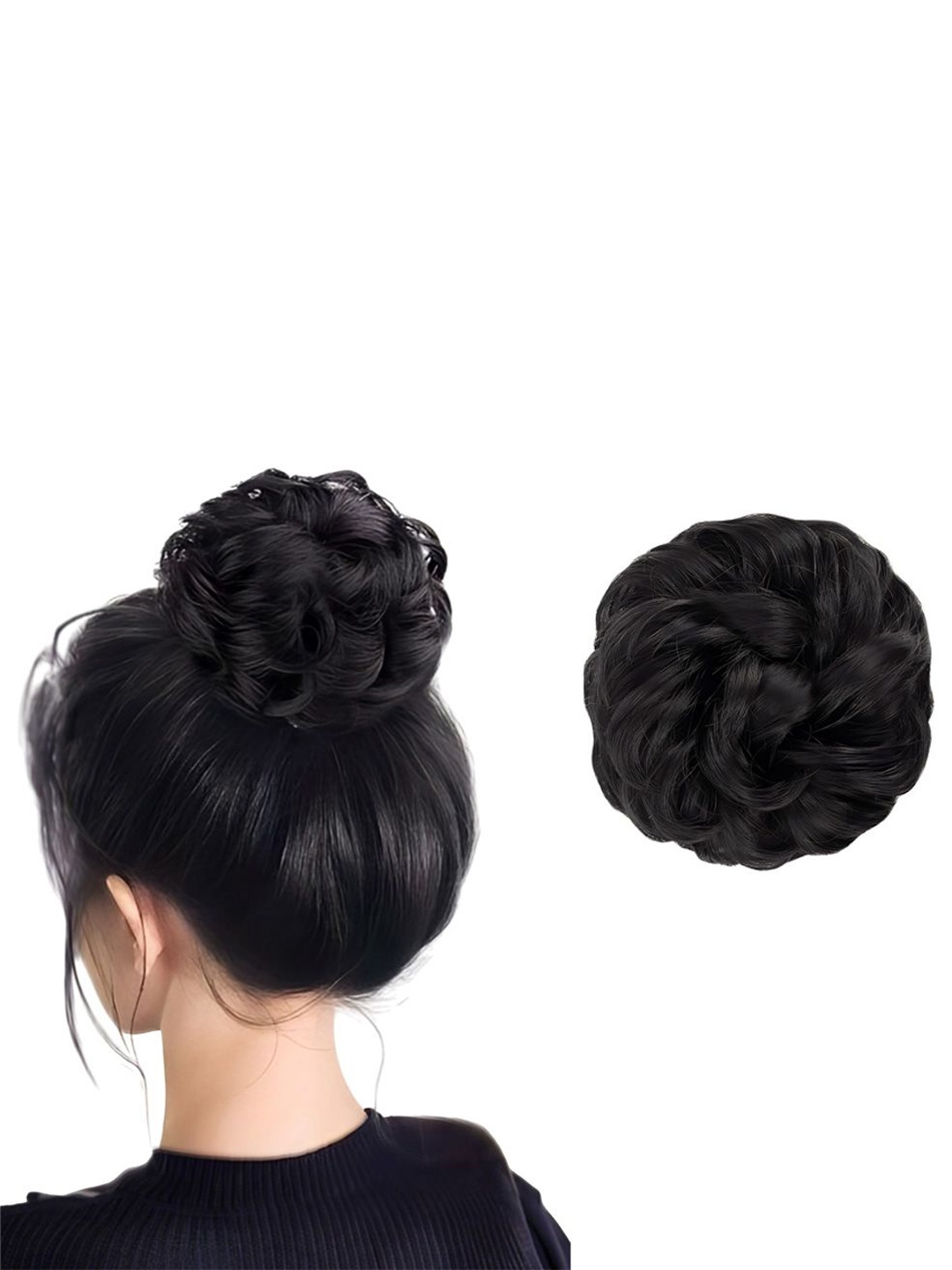 

D-Divine Messy Bun Hair Extension - Black