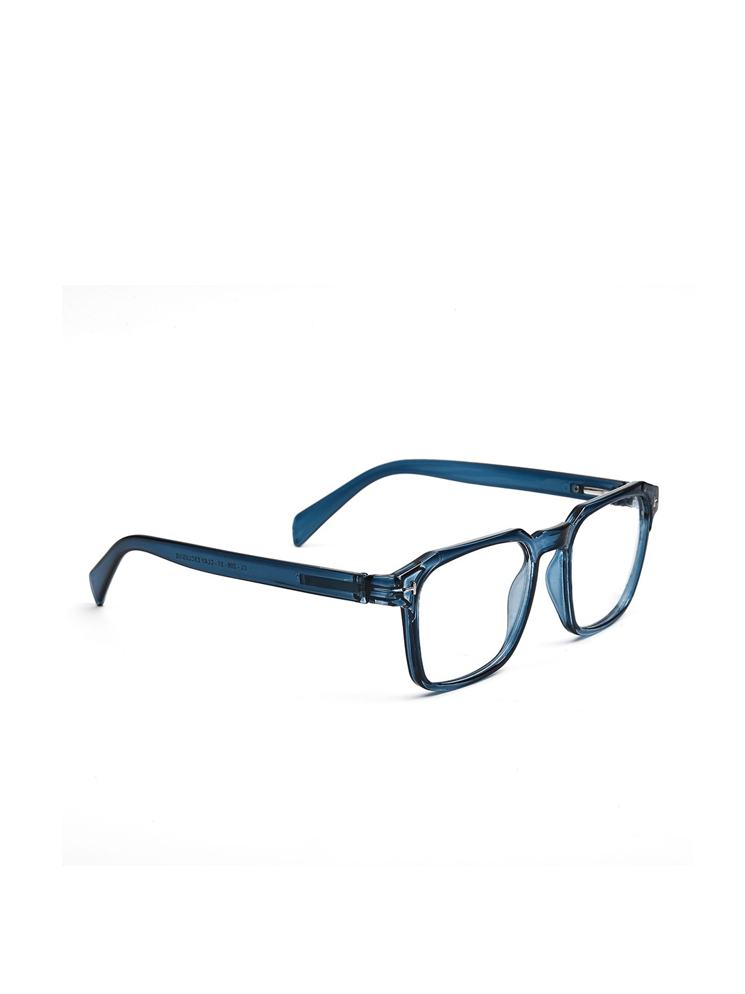 

OPTIFY Unisex Full Rim Square Frames, Blue